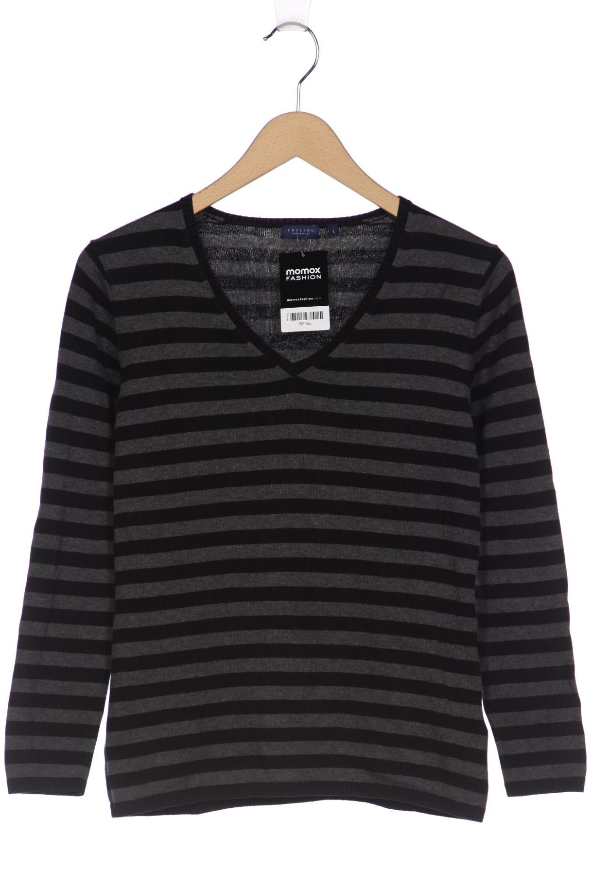 

darling harbour Damen Pullover, schwarz