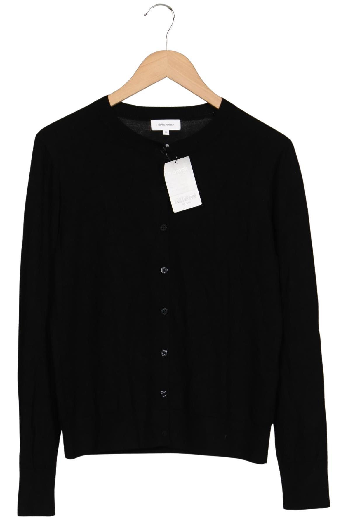 

darling harbour Damen Strickjacke, schwarz, Gr. 38