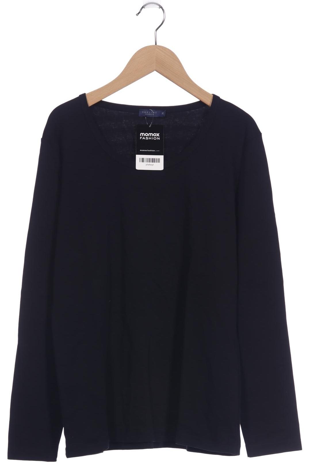 

darling harbour Damen Langarmshirt, schwarz, Gr. 44