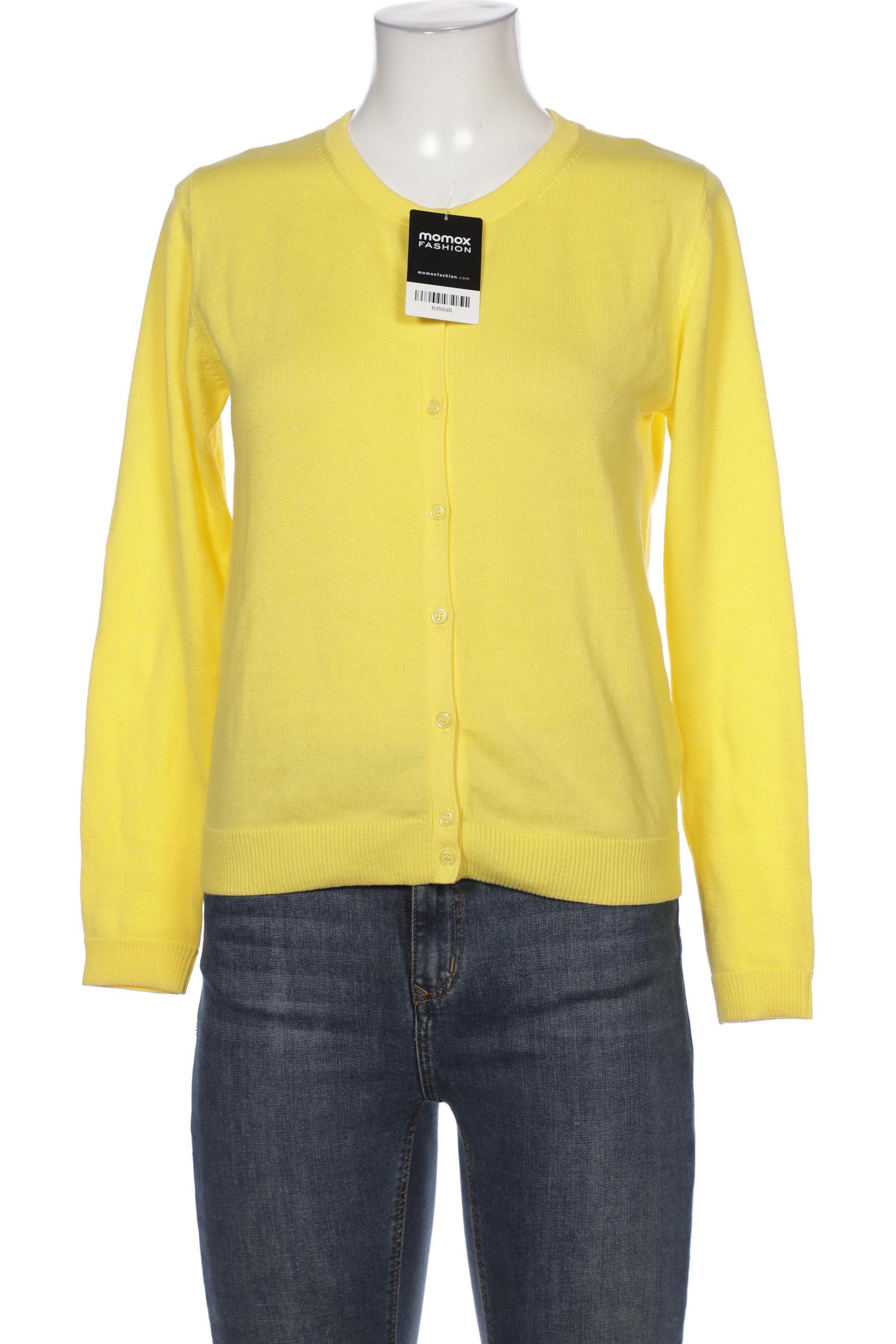 

darling harbour Damen Strickjacke, gelb, Gr. 38