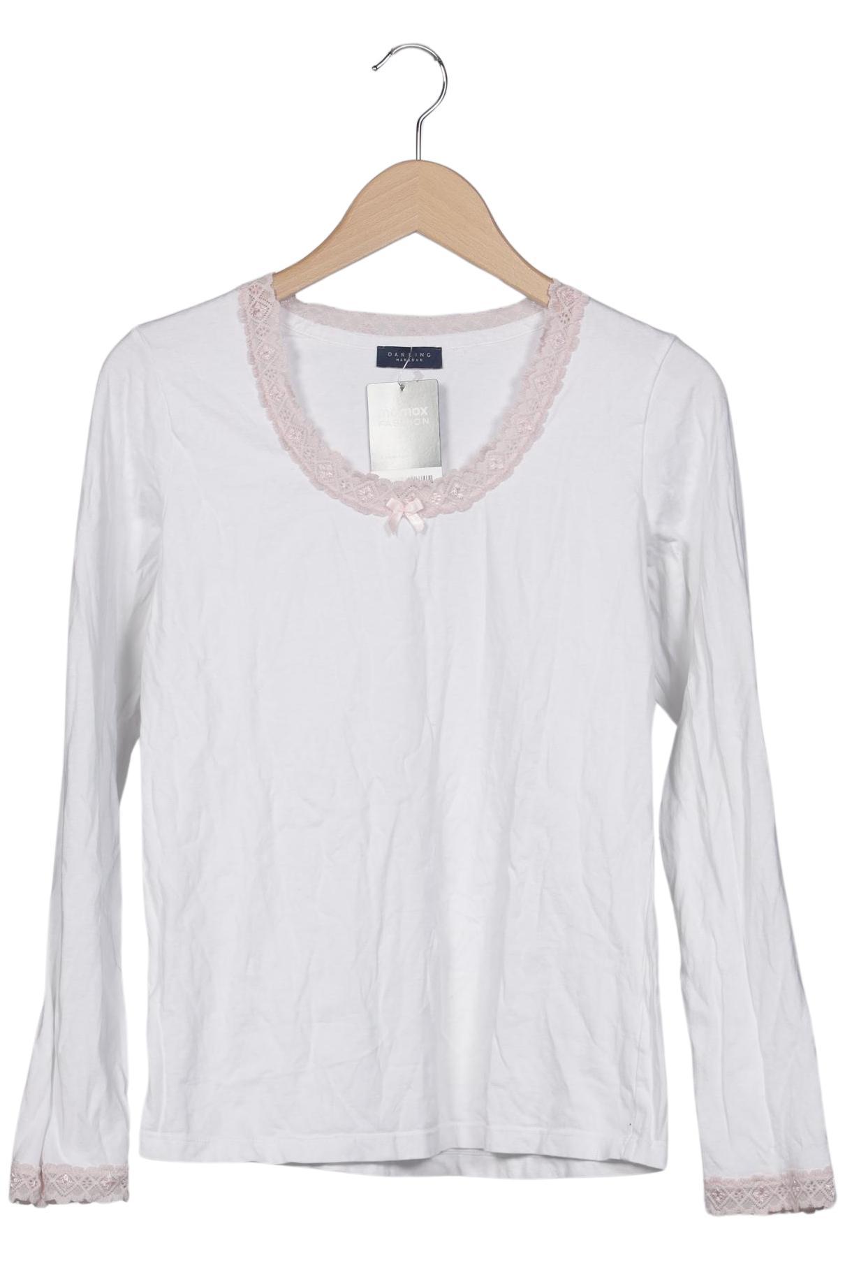 

darling harbour Damen Langarmshirt, weiß, Gr. 42