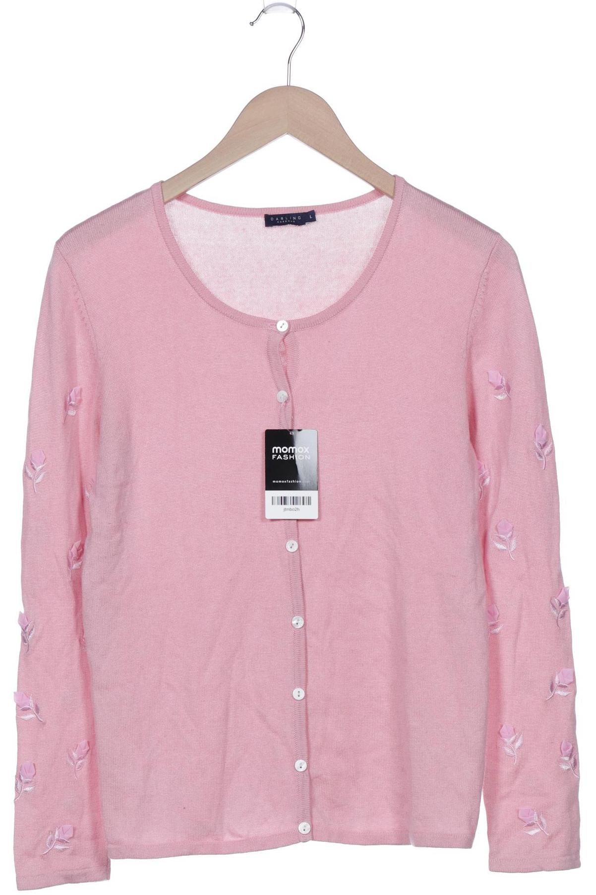 

darling harbour Damen Strickjacke, pink, Gr. 42