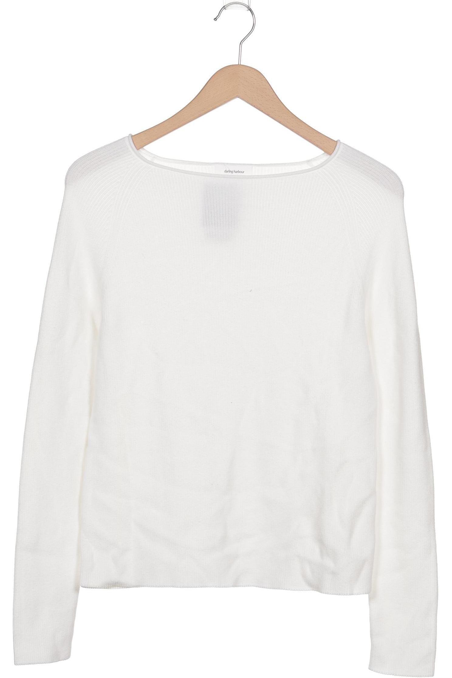 

darling harbour Damen Pullover, weiß, Gr. 36