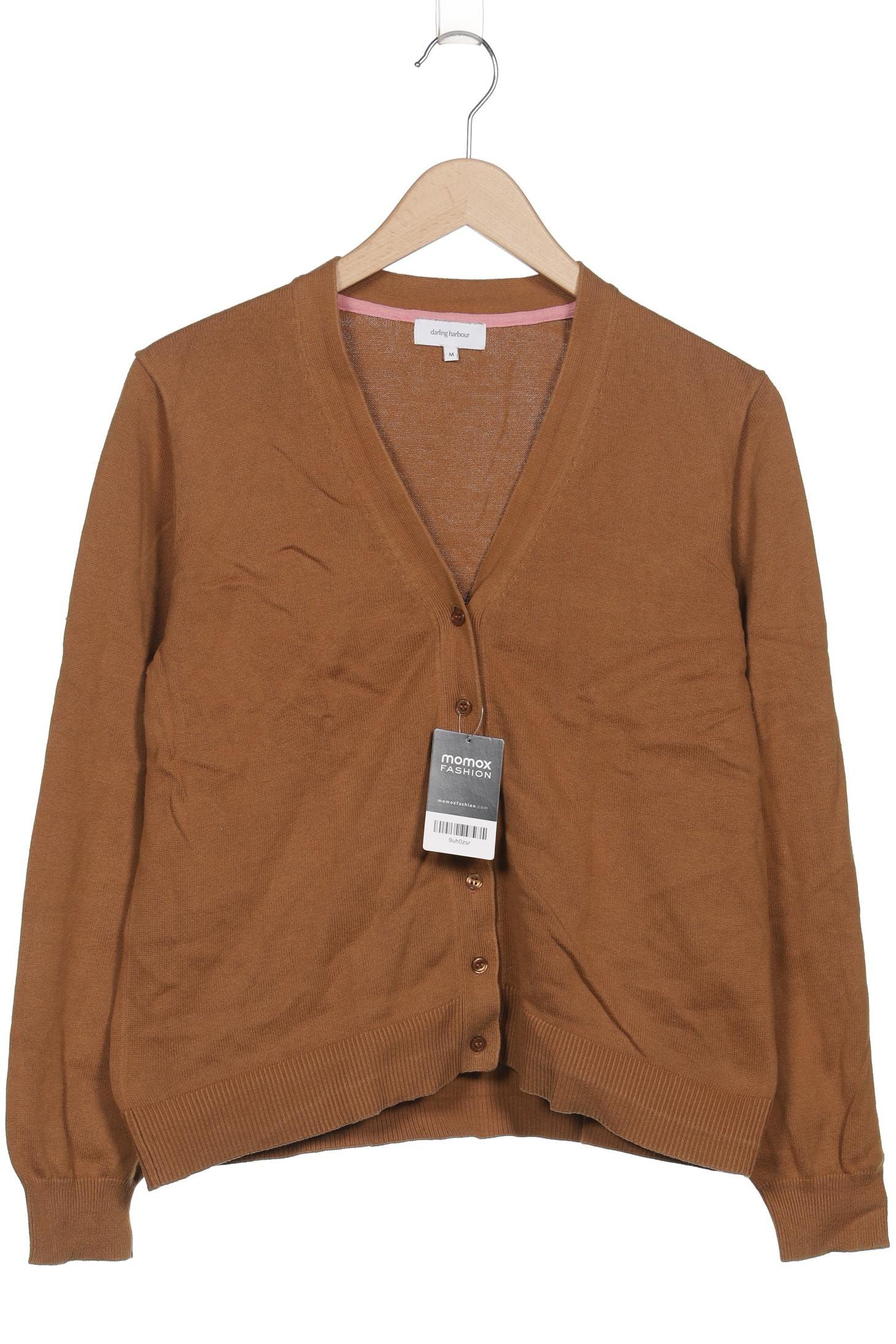 

darling harbour Damen Strickjacke, braun, Gr. 38