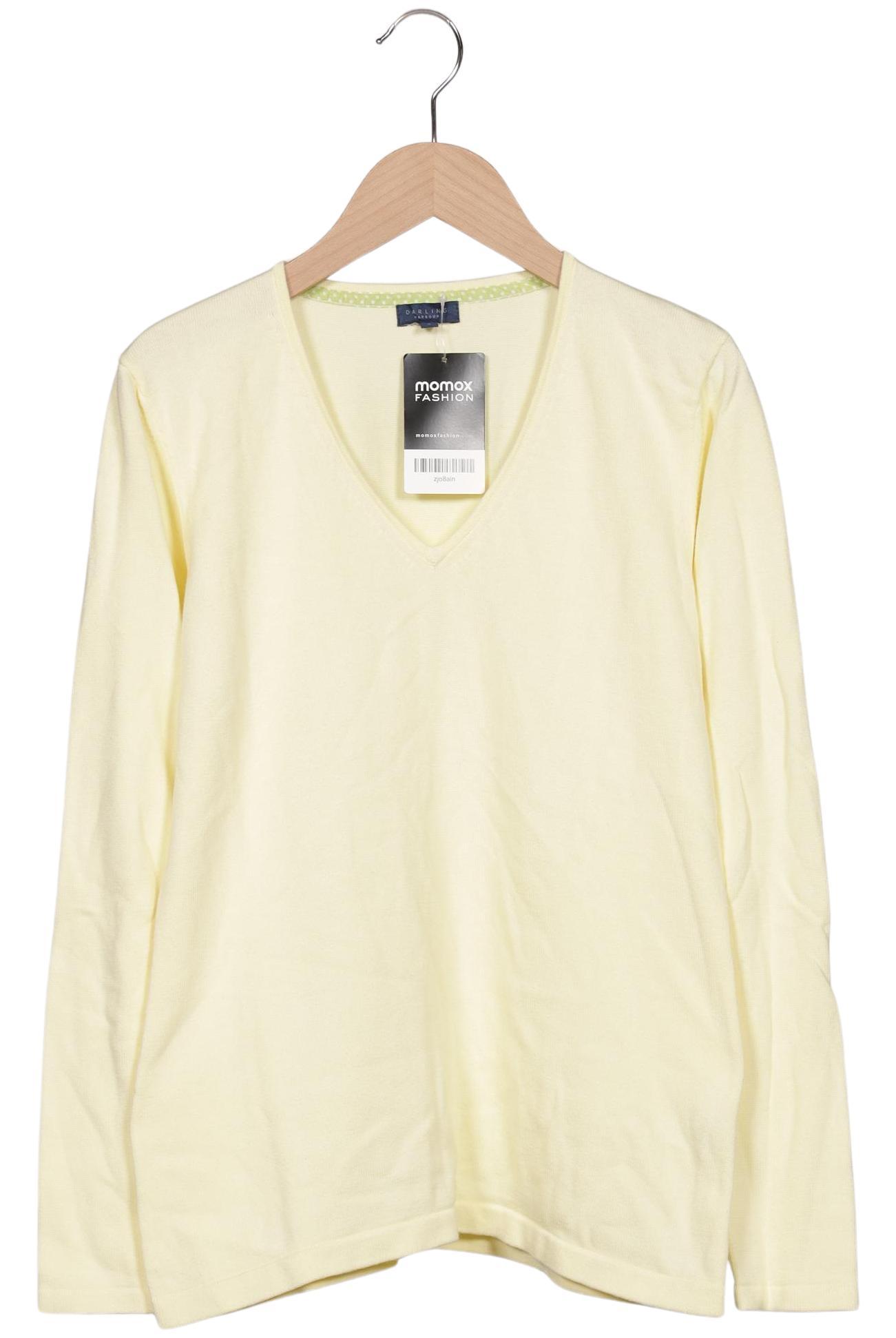 

darling harbour Damen Pullover, gelb, Gr. 42