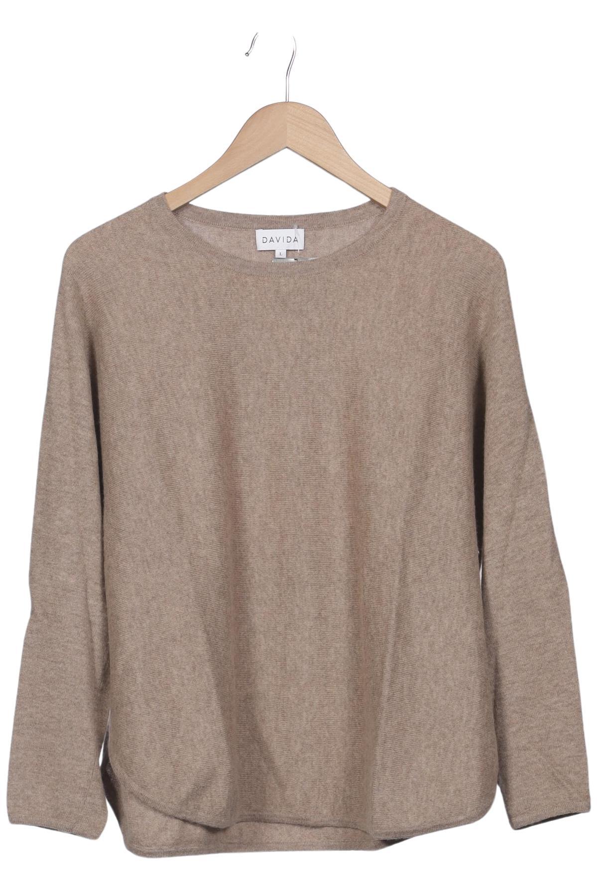 

Davida Cashmere Damen Pullover, beige, Gr. 42