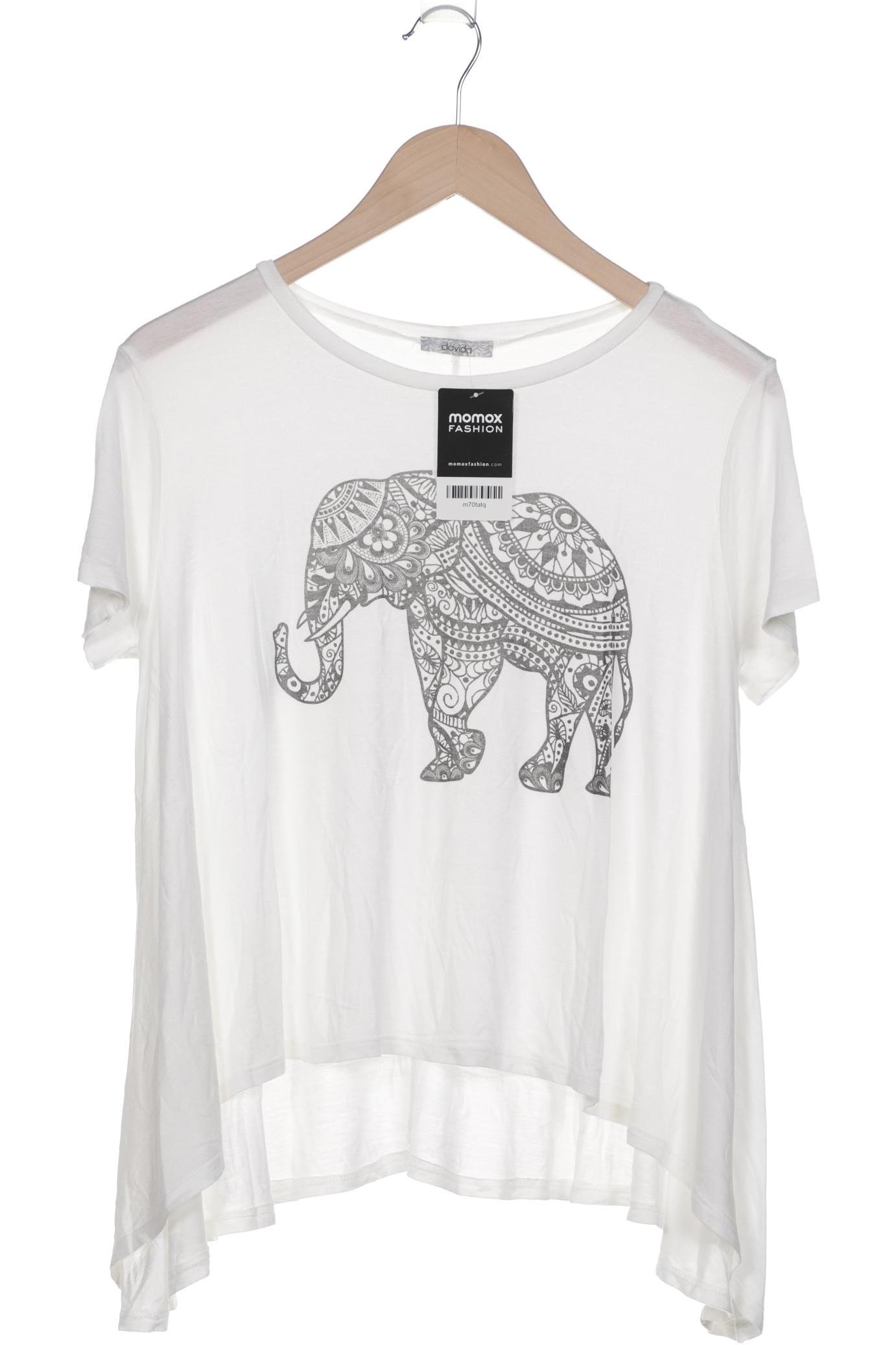 

Davida Cashmere Damen T-Shirt, weiß, Gr. 42