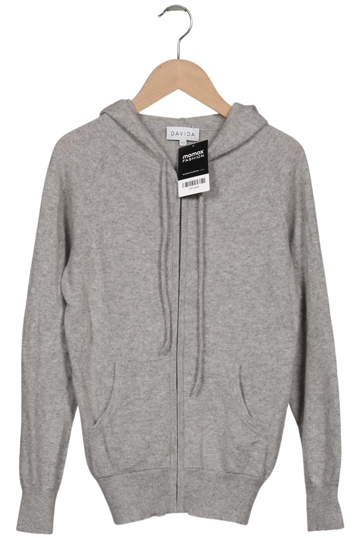 

Davida Cashmere Damen Strickjacke, grau, Gr. 34