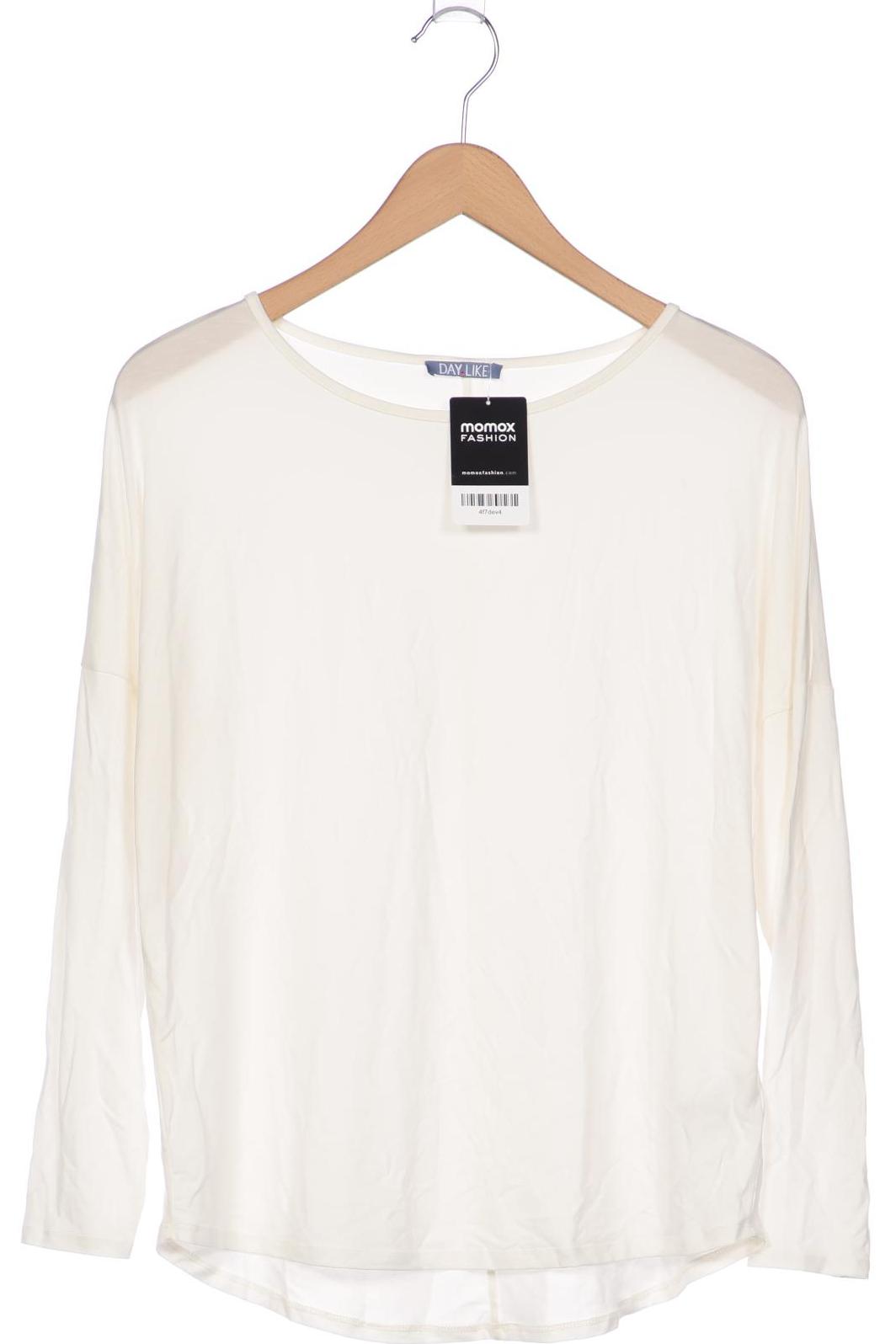 

DAY.Like by Peter Hahn Damen Langarmshirt, weiß, Gr. 38