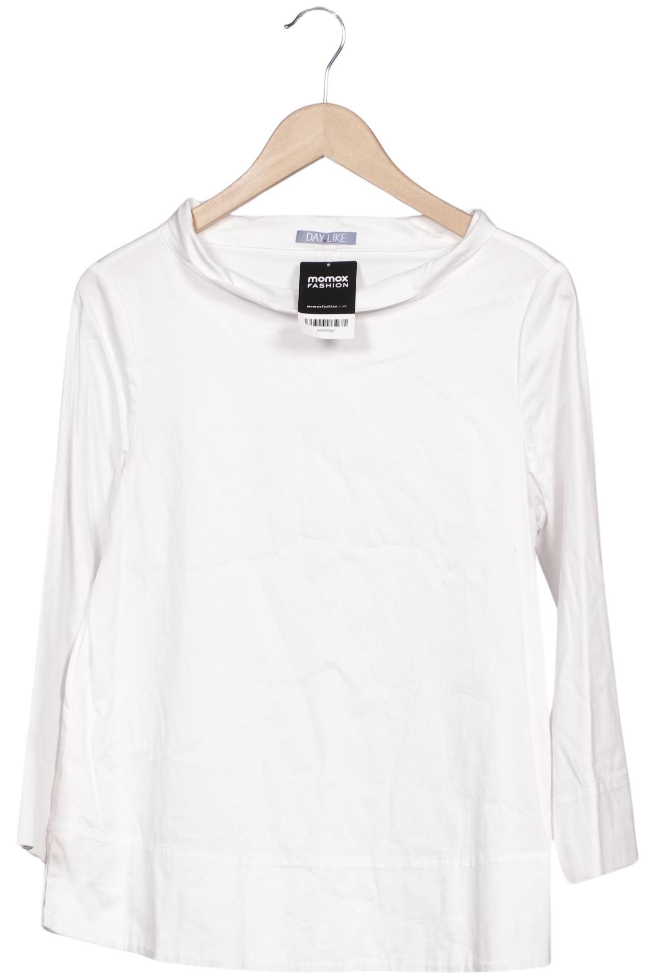

DAY.Like by Peter Hahn Damen Langarmshirt, weiß, Gr. 38