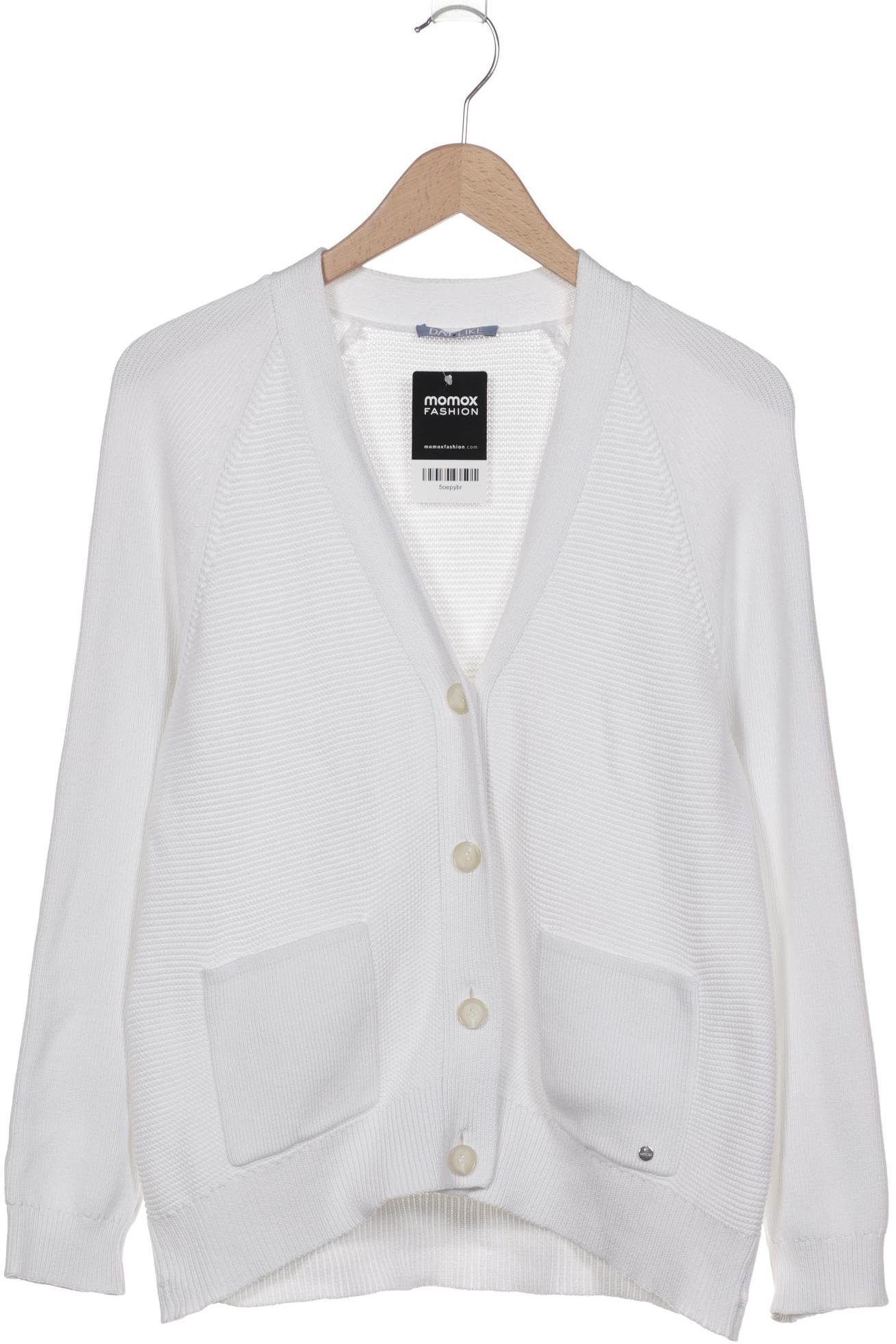 

DAY.Like by Peter Hahn Damen Strickjacke, weiß, Gr. 42