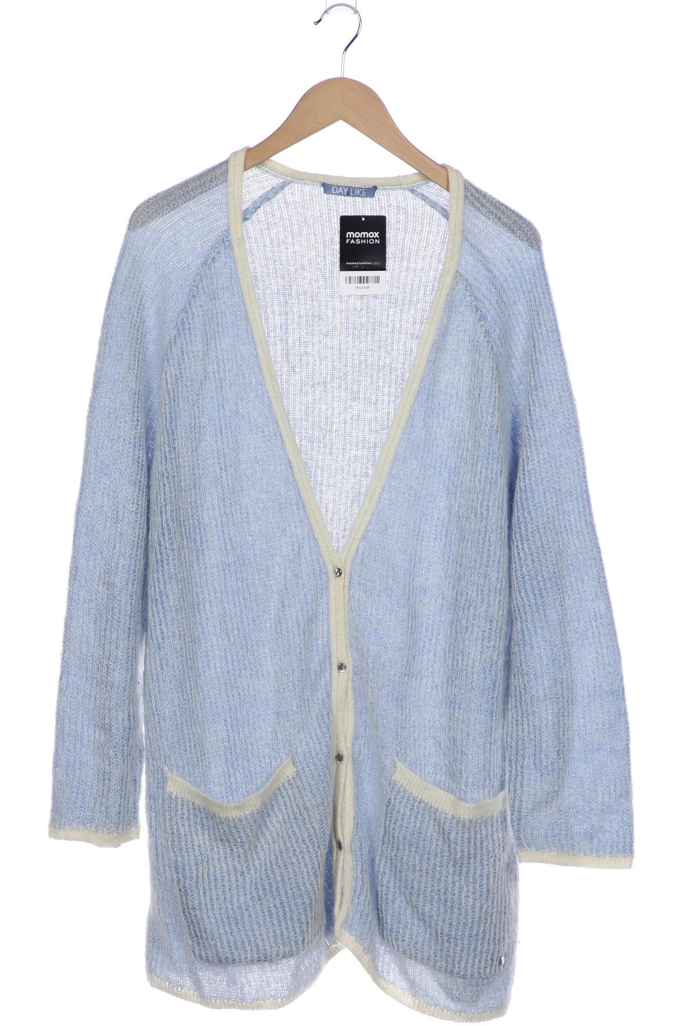

DAY.Like by Peter Hahn Damen Strickjacke, hellblau, Gr. 42