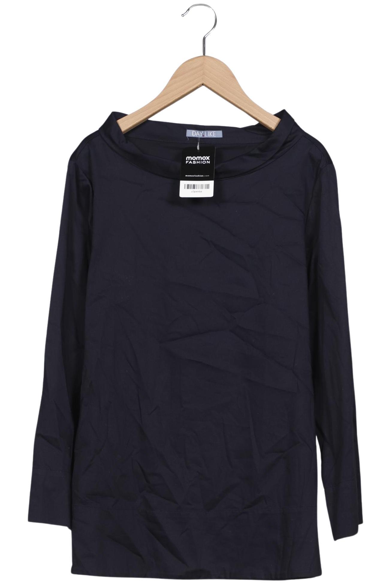 

DAY.Like by Peter Hahn Damen Langarmshirt, marineblau, Gr. 40