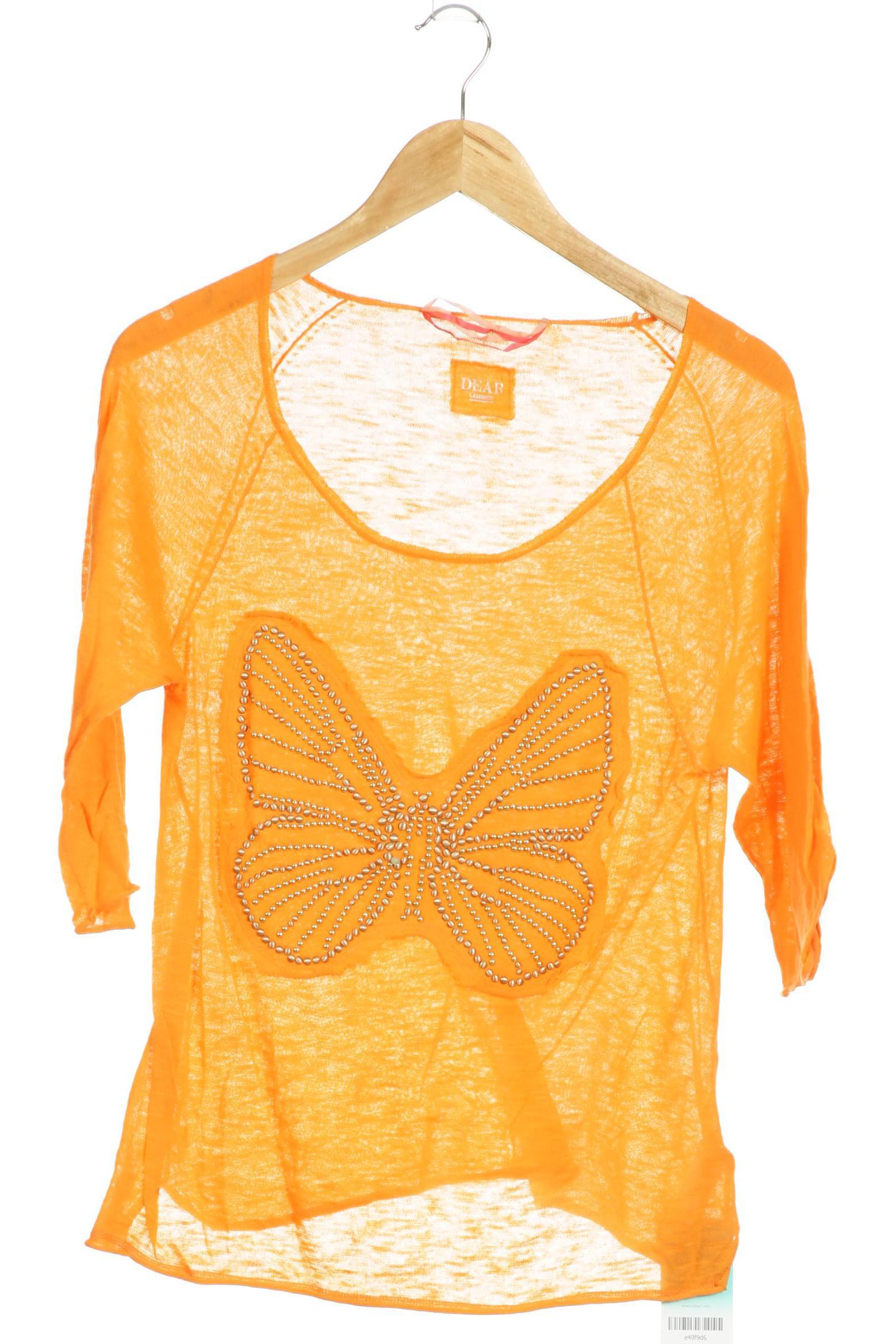 

Dear Cashmere Damen Pullover, orange, Gr.