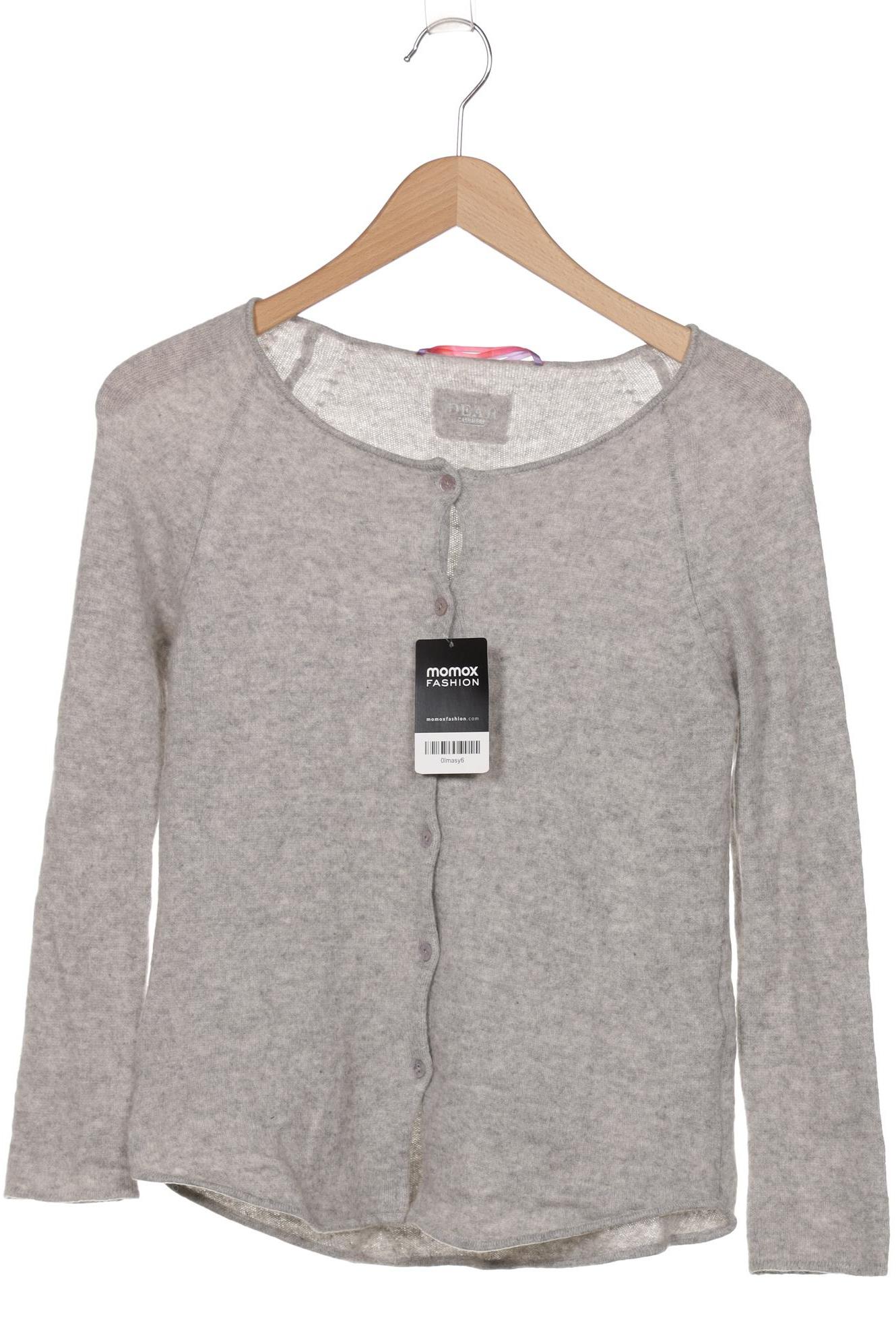 

Dear Cashmere Damen Strickjacke, grau, Gr. 36