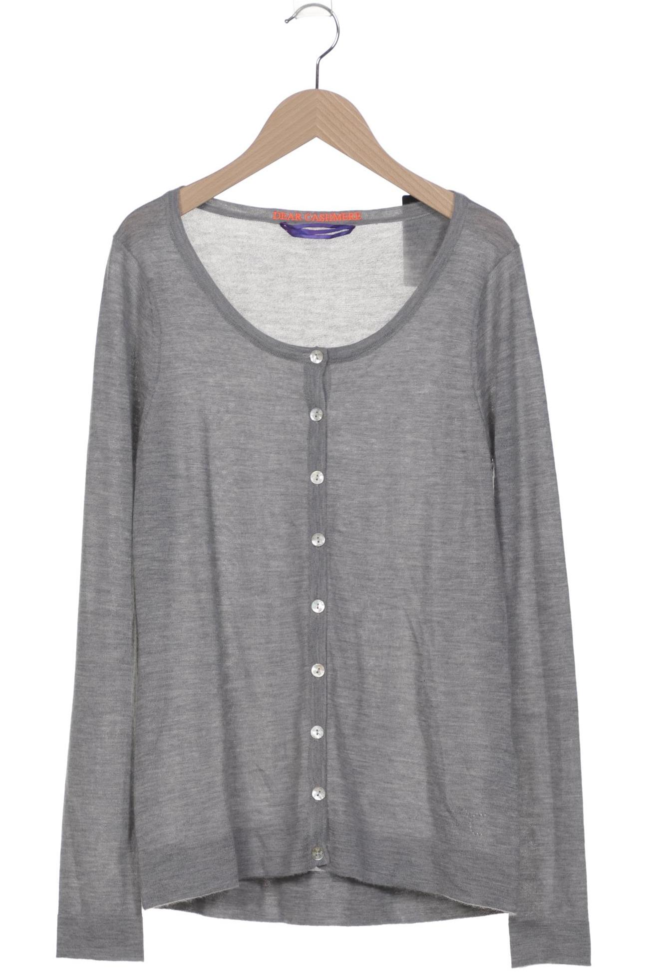 

Dear Cashmere Damen Strickjacke, grau, Gr. 38