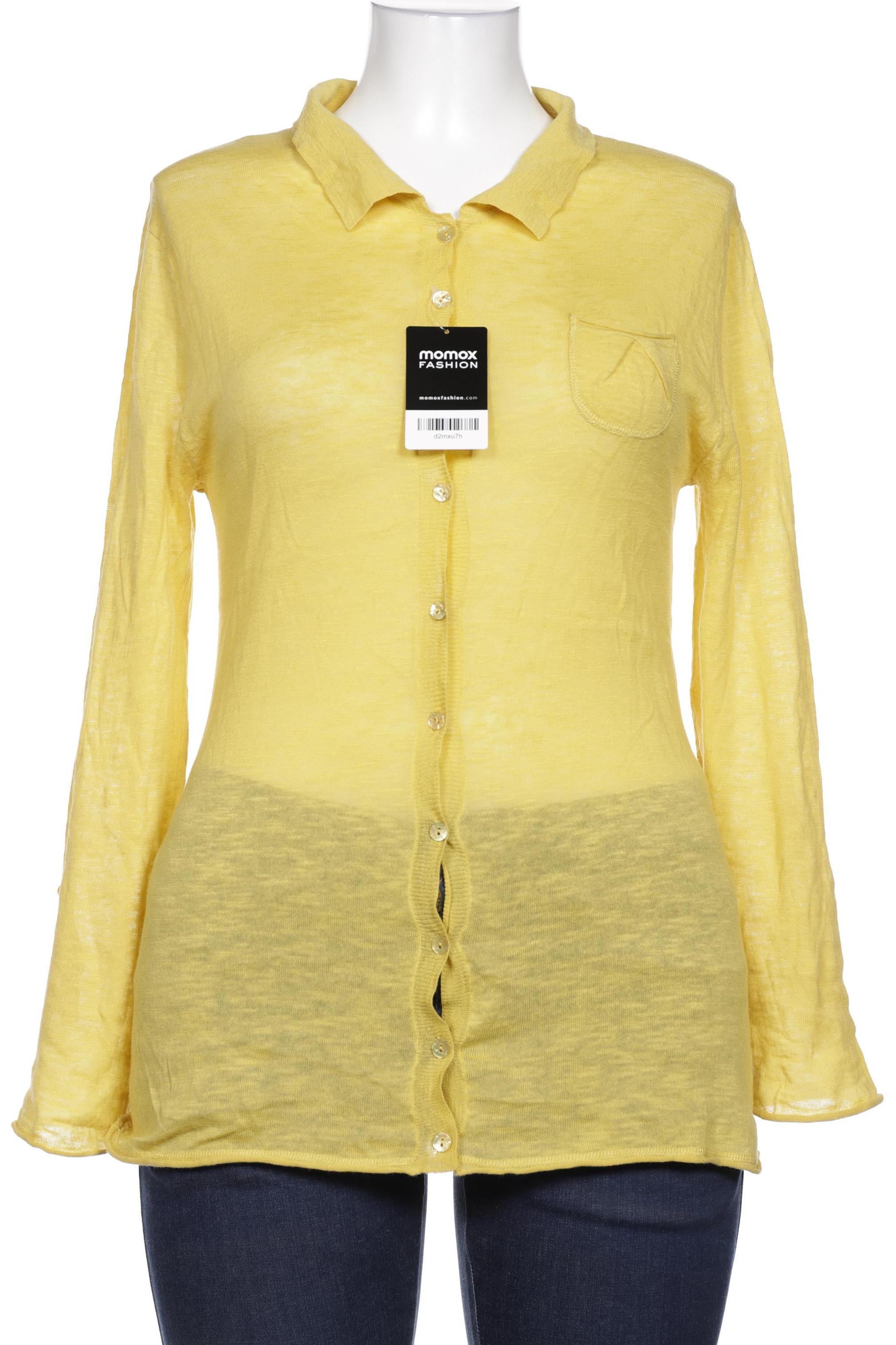 

Dear Cashmere Damen Strickjacke, gelb, Gr. 42