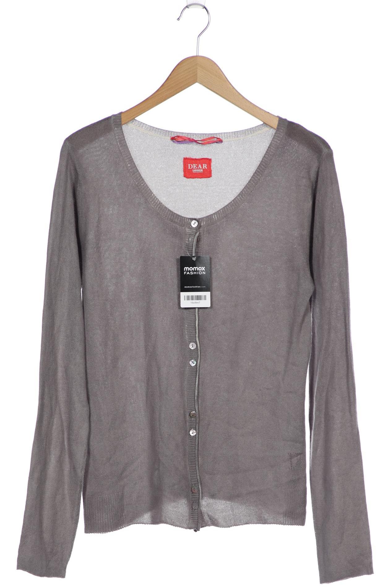 

Dear Cashmere Damen Strickjacke, grau, Gr. 42