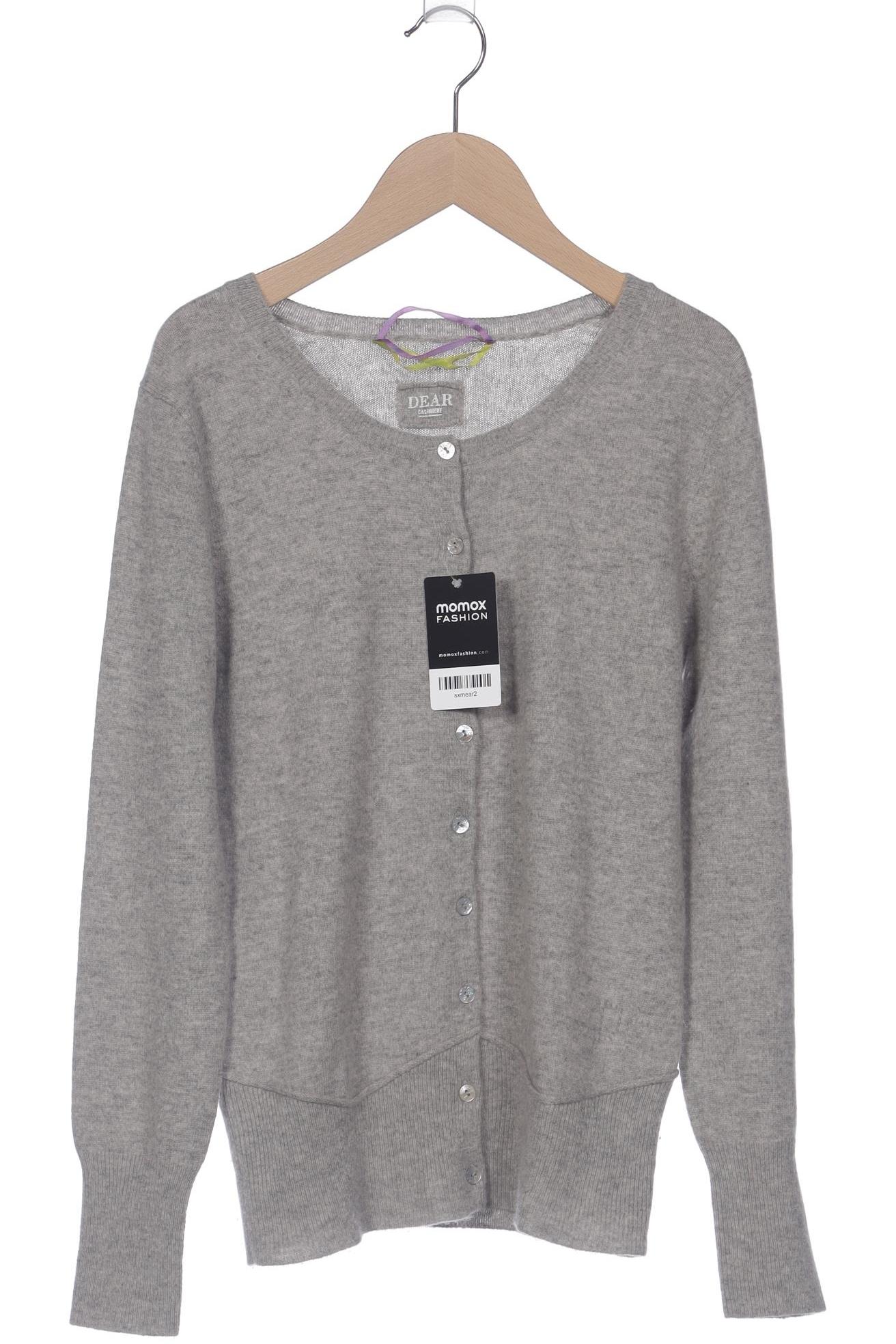 

Dear Cashmere Damen Strickjacke, grau, Gr. 36