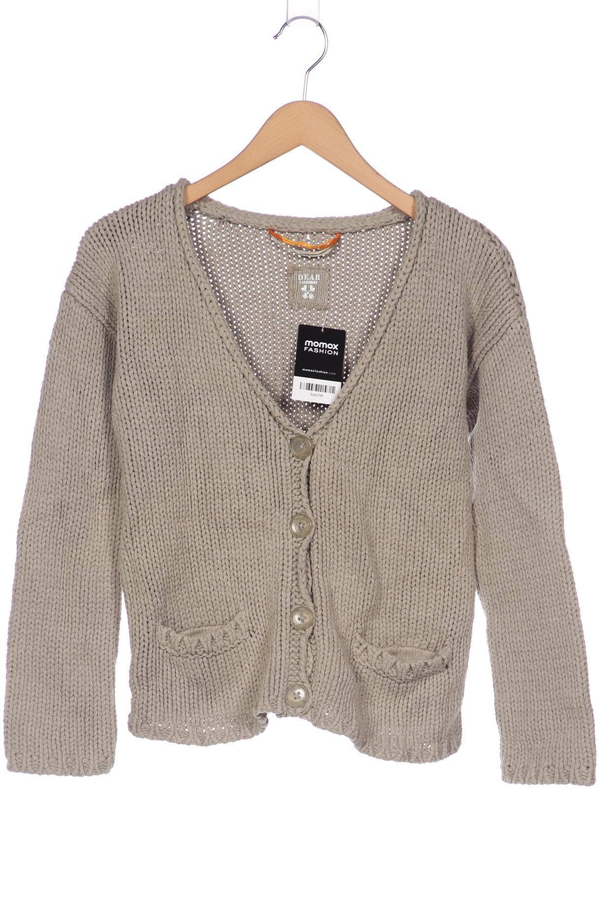 

Dear Cashmere Damen Strickjacke, grau, Gr. 36