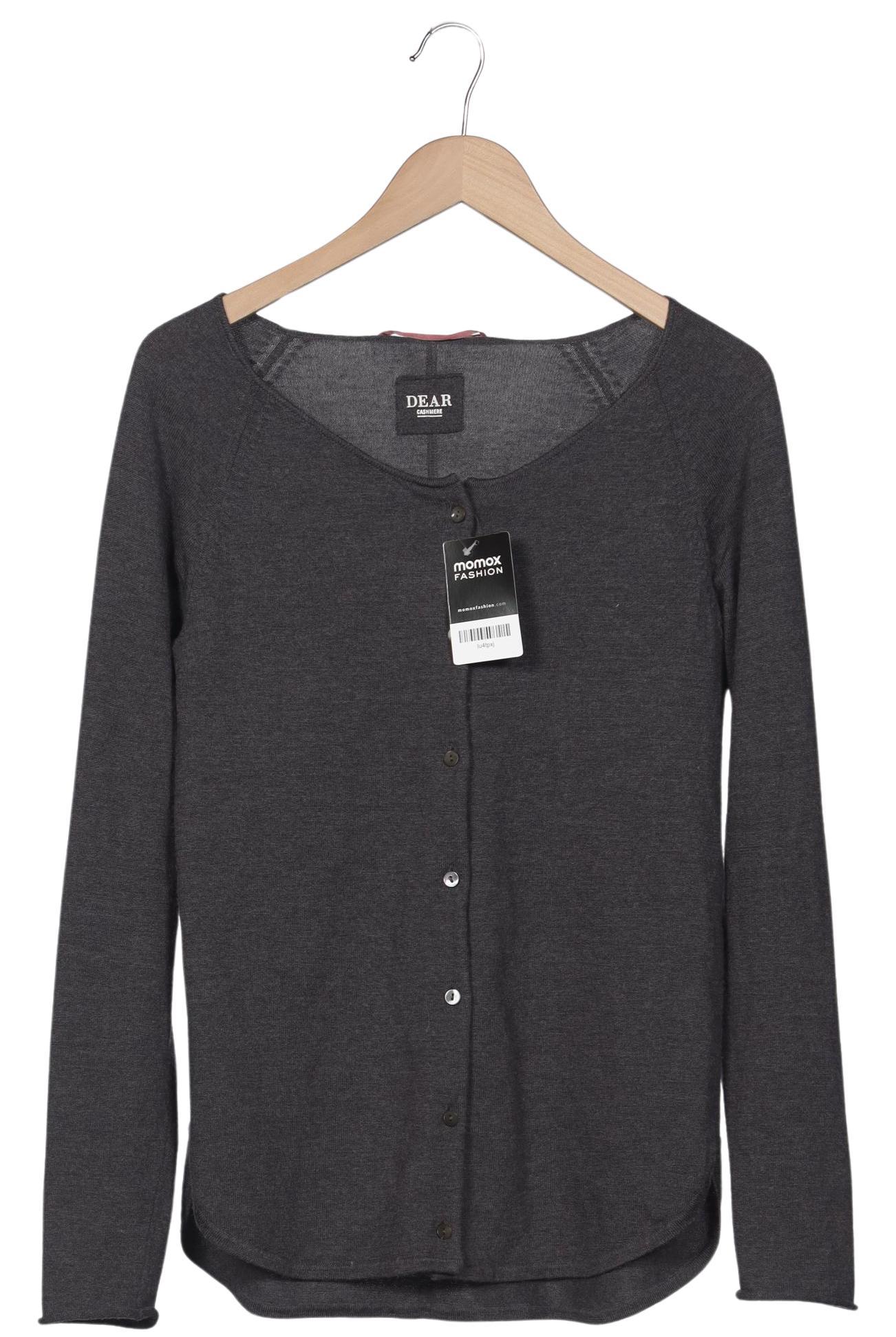 

Dear Cashmere Damen Strickjacke, grau, Gr. 42