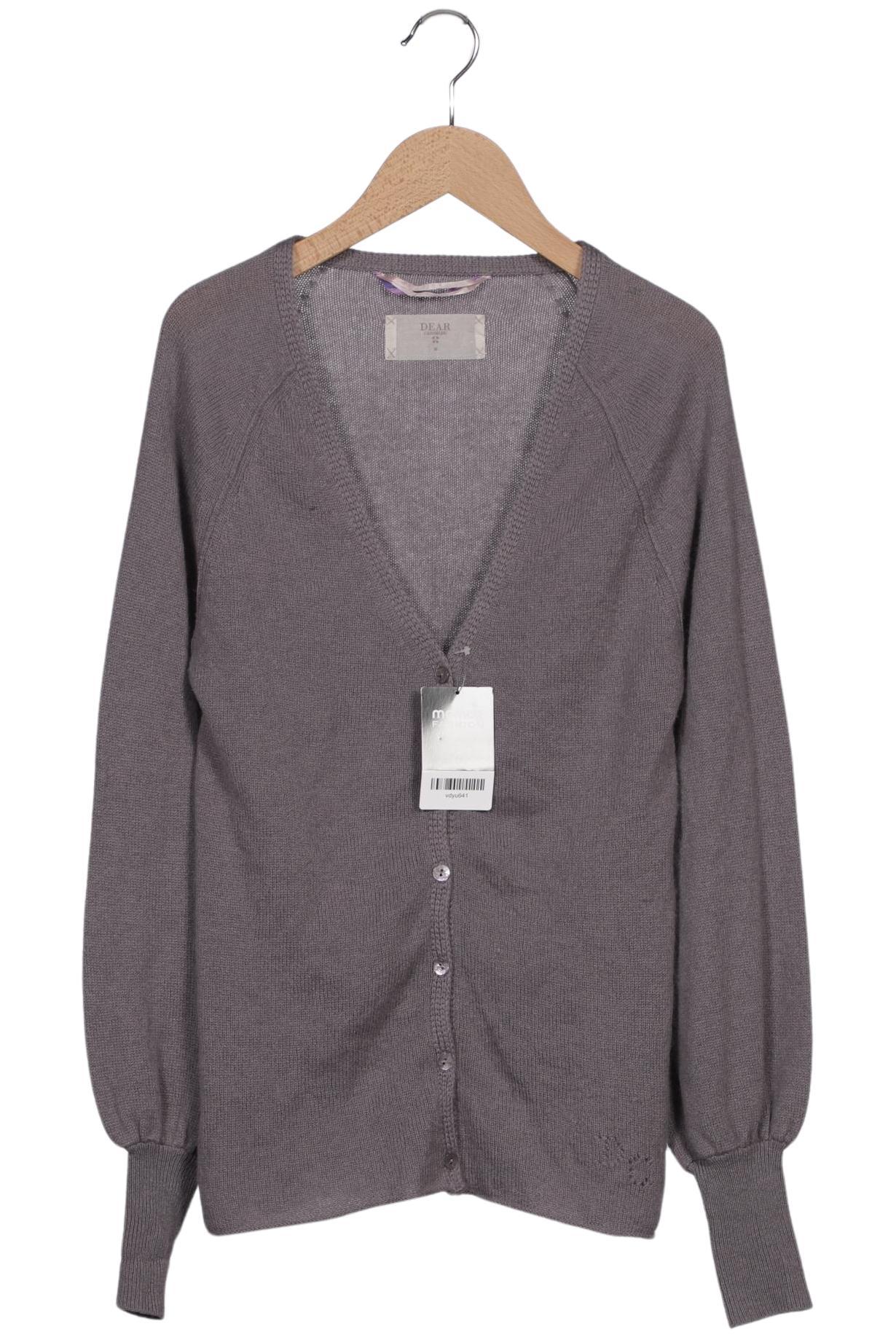 

Dear Cashmere Damen Strickjacke, grau, Gr. 38