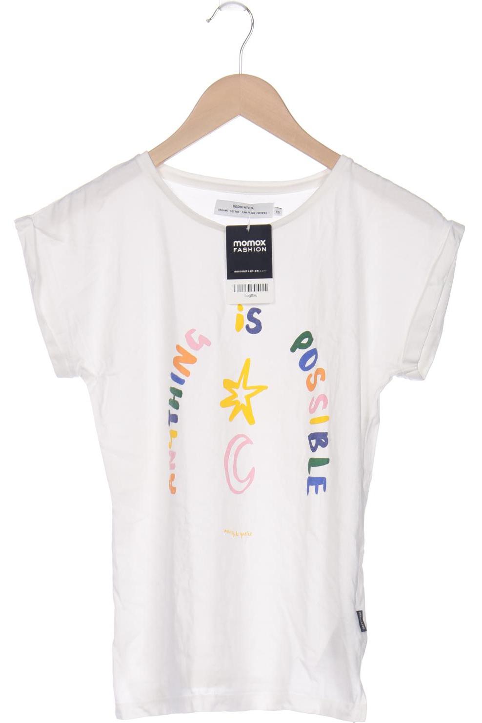 

Dedicated Damen T-Shirt, weiß, Gr. 34