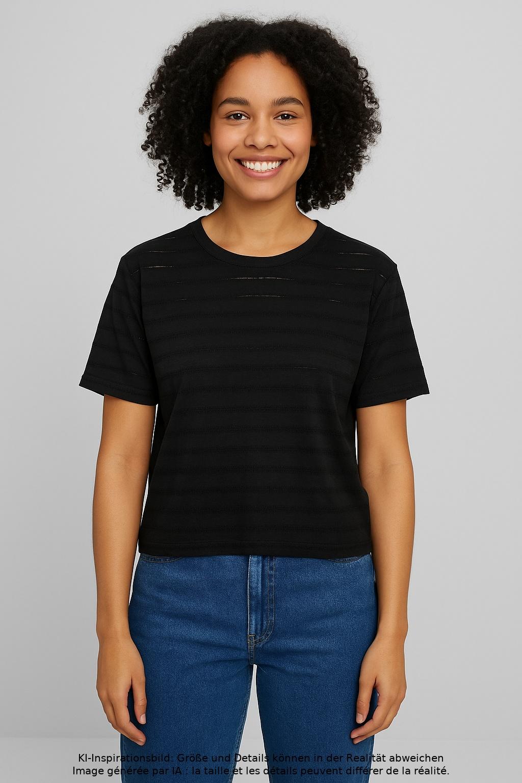 

Dedicated Damen T-Shirt, schwarz, Gr. 36
