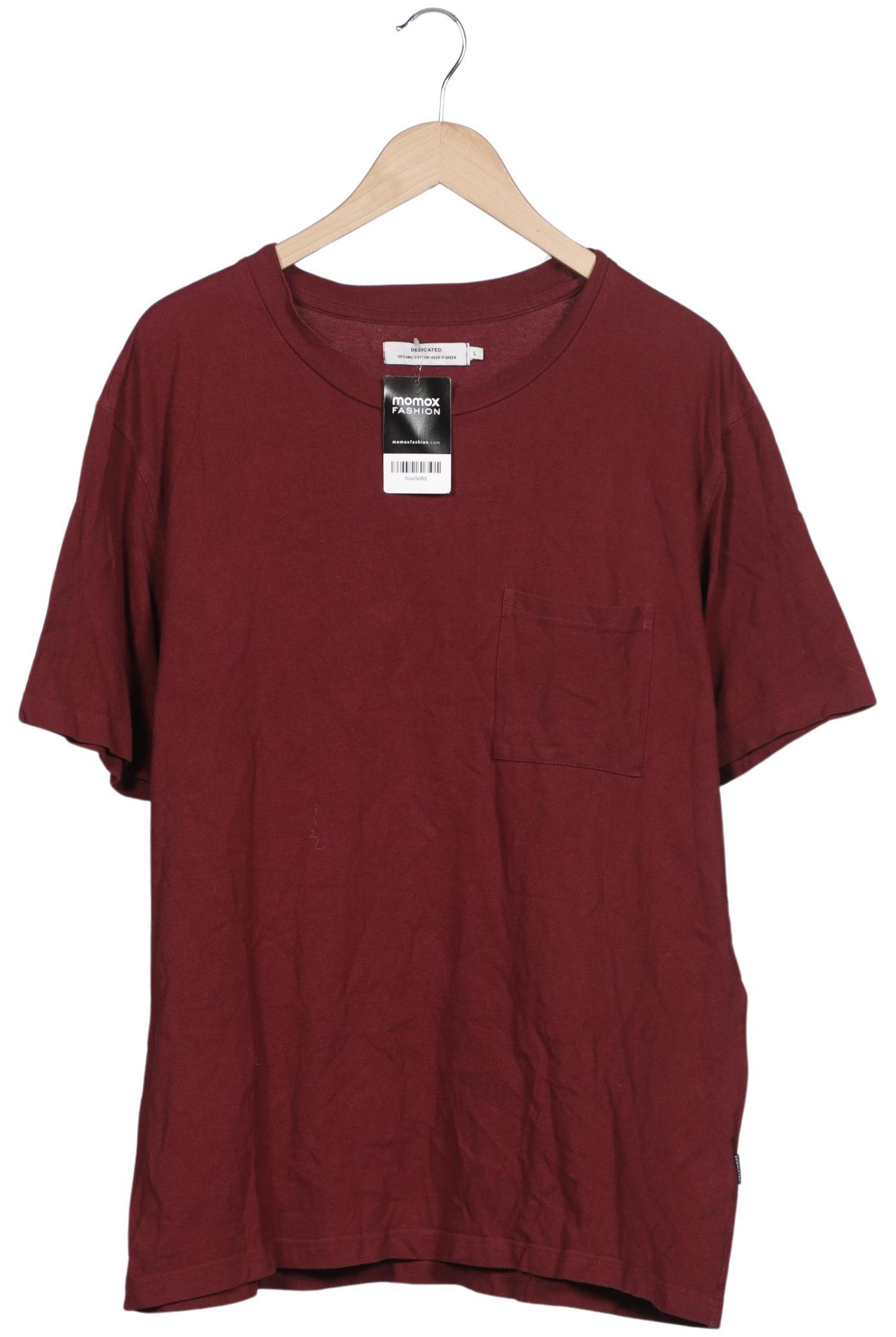 

Dedicated Herren T-Shirt, bordeaux, Gr. 52