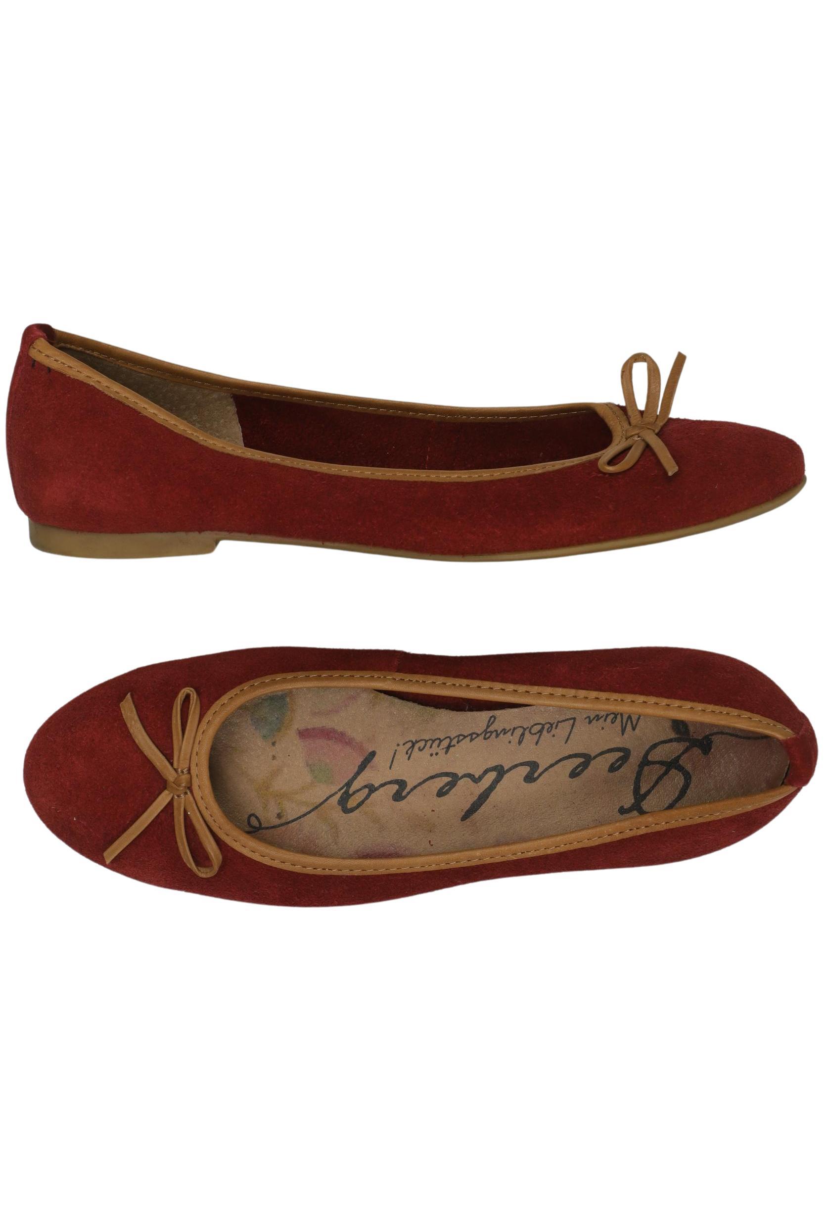 

Deerberg Damen Ballerinas, rot, Gr. 37.5