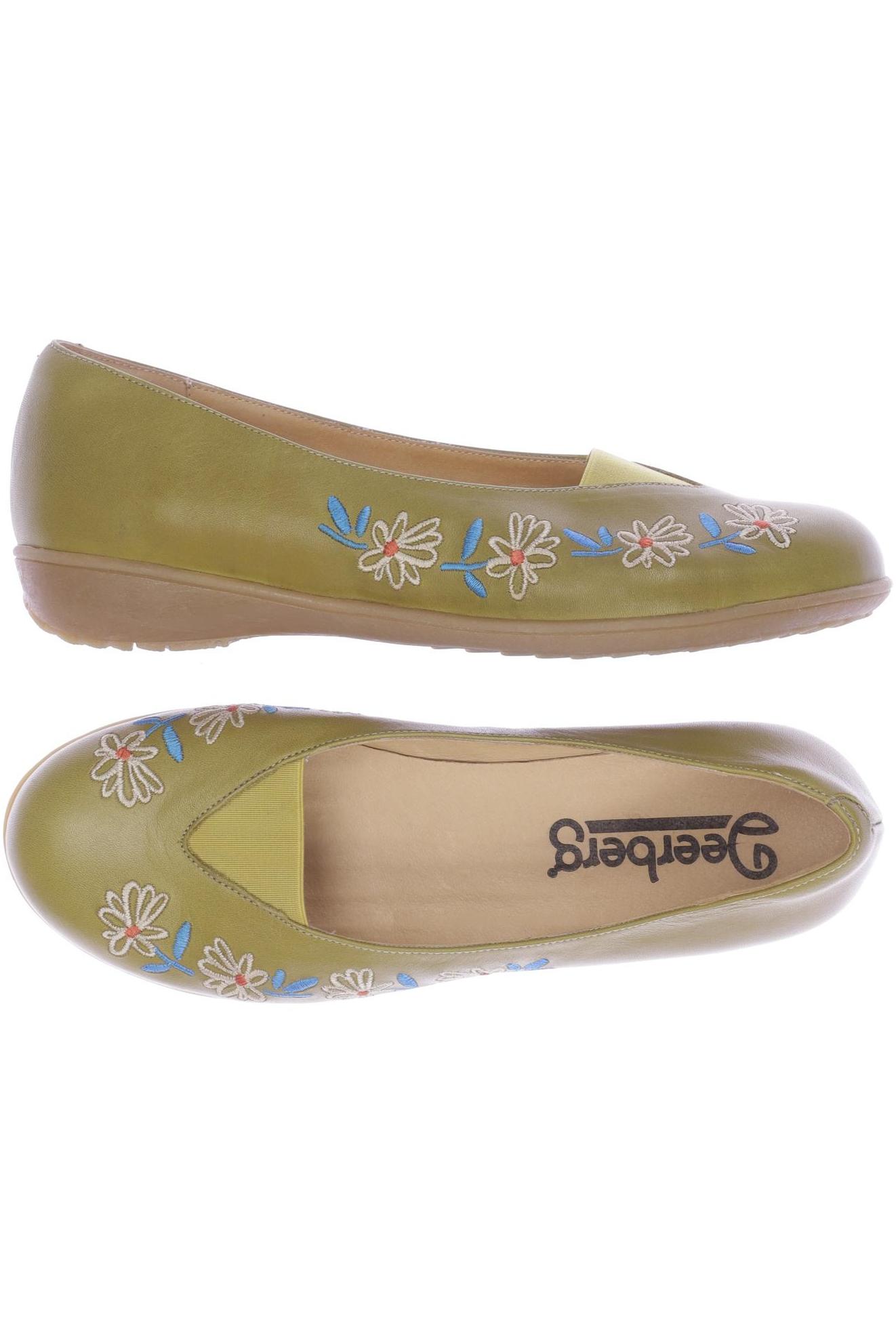 

Deerberg Damen Ballerinas, hellgrün, Gr. 39
