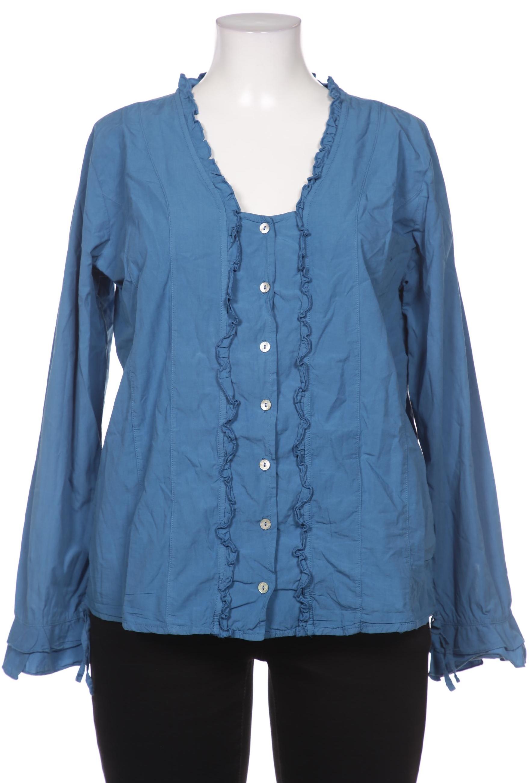 

Deerberg Damen Bluse, blau, Gr. 42