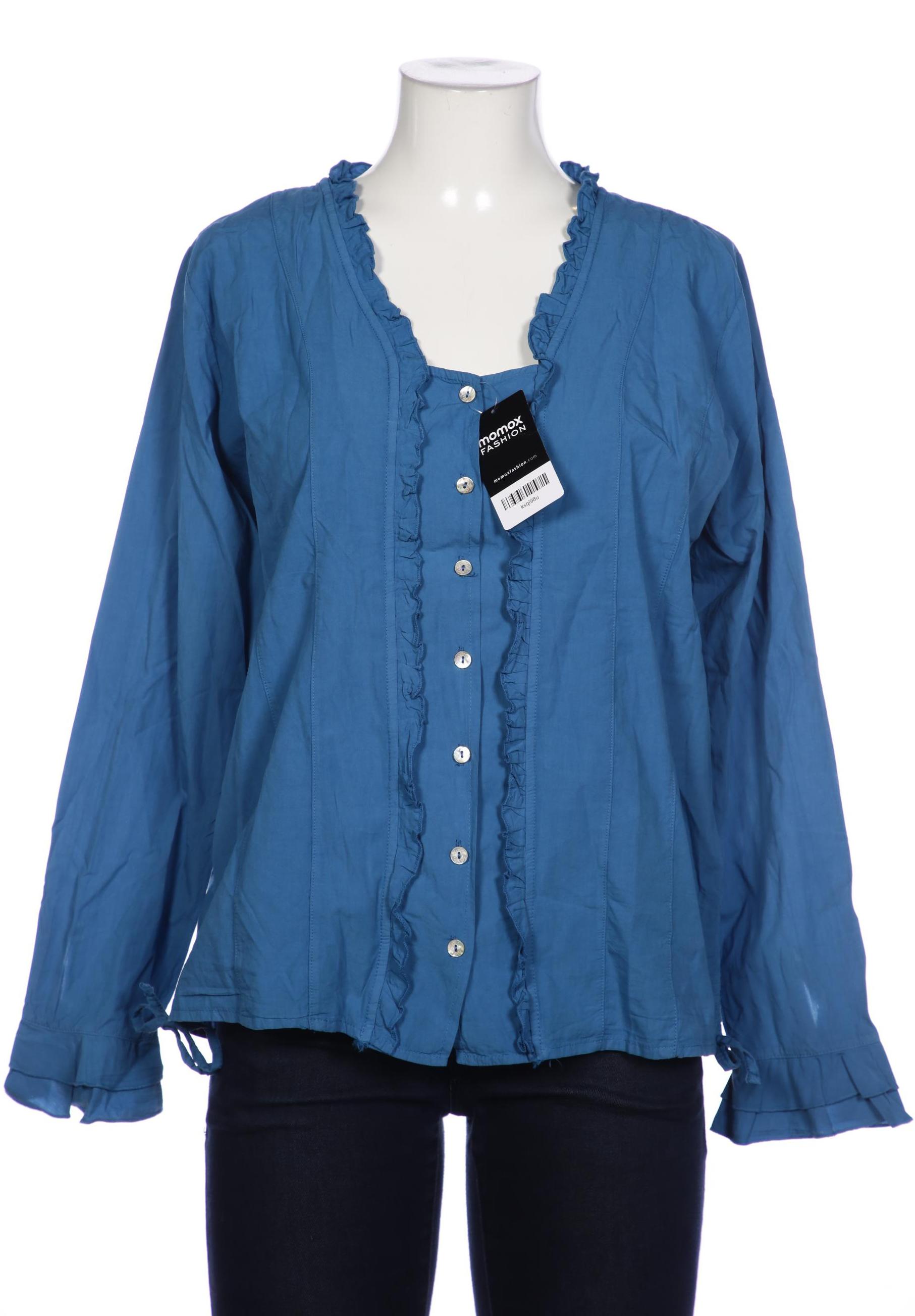 

Deerberg Damen Bluse, blau, Gr. 38