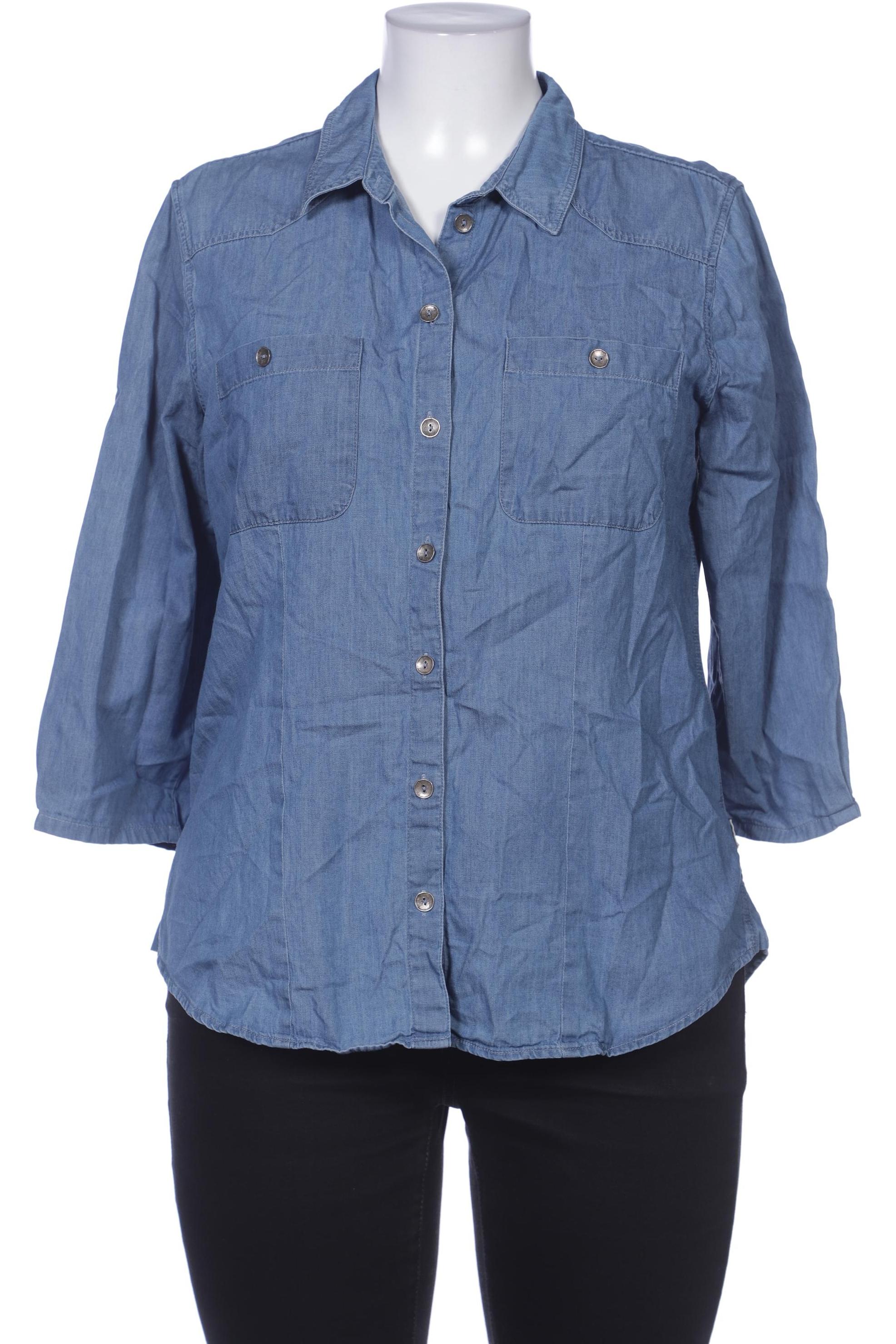 

Deerberg Damen Bluse, blau, Gr. 42