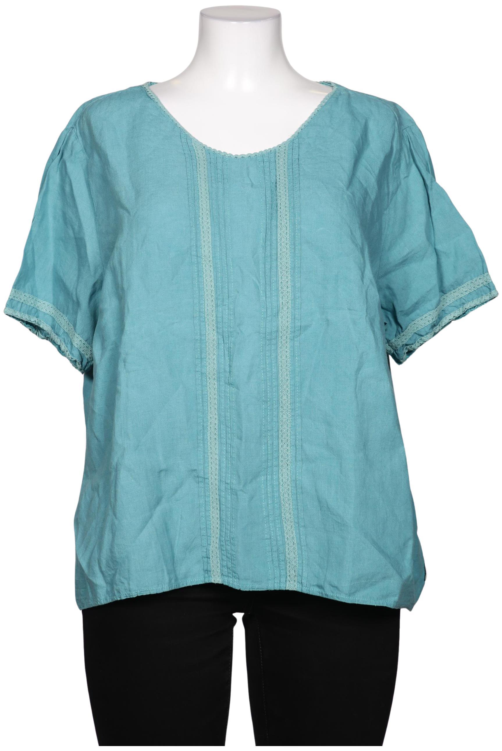 

Deerberg Damen Bluse, türkis, Gr. 50