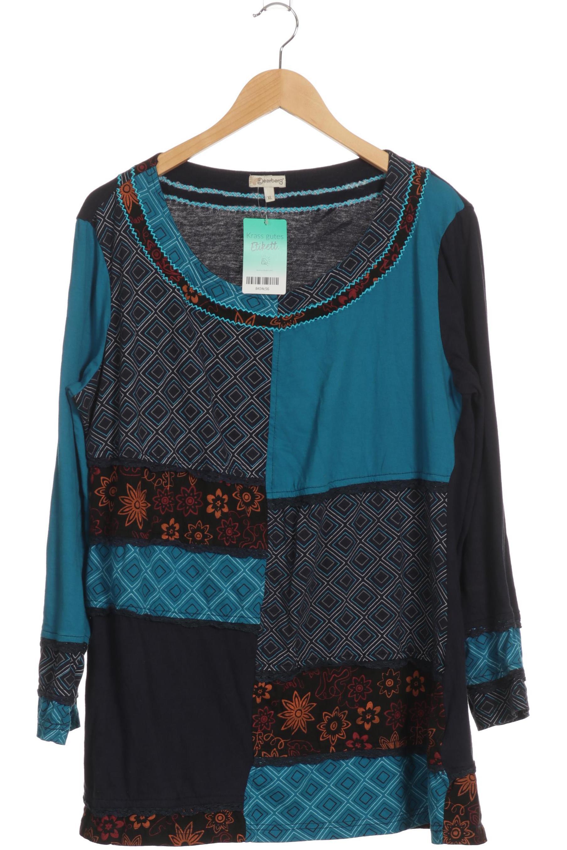 

Deerberg Damen Bluse, blau, Gr.