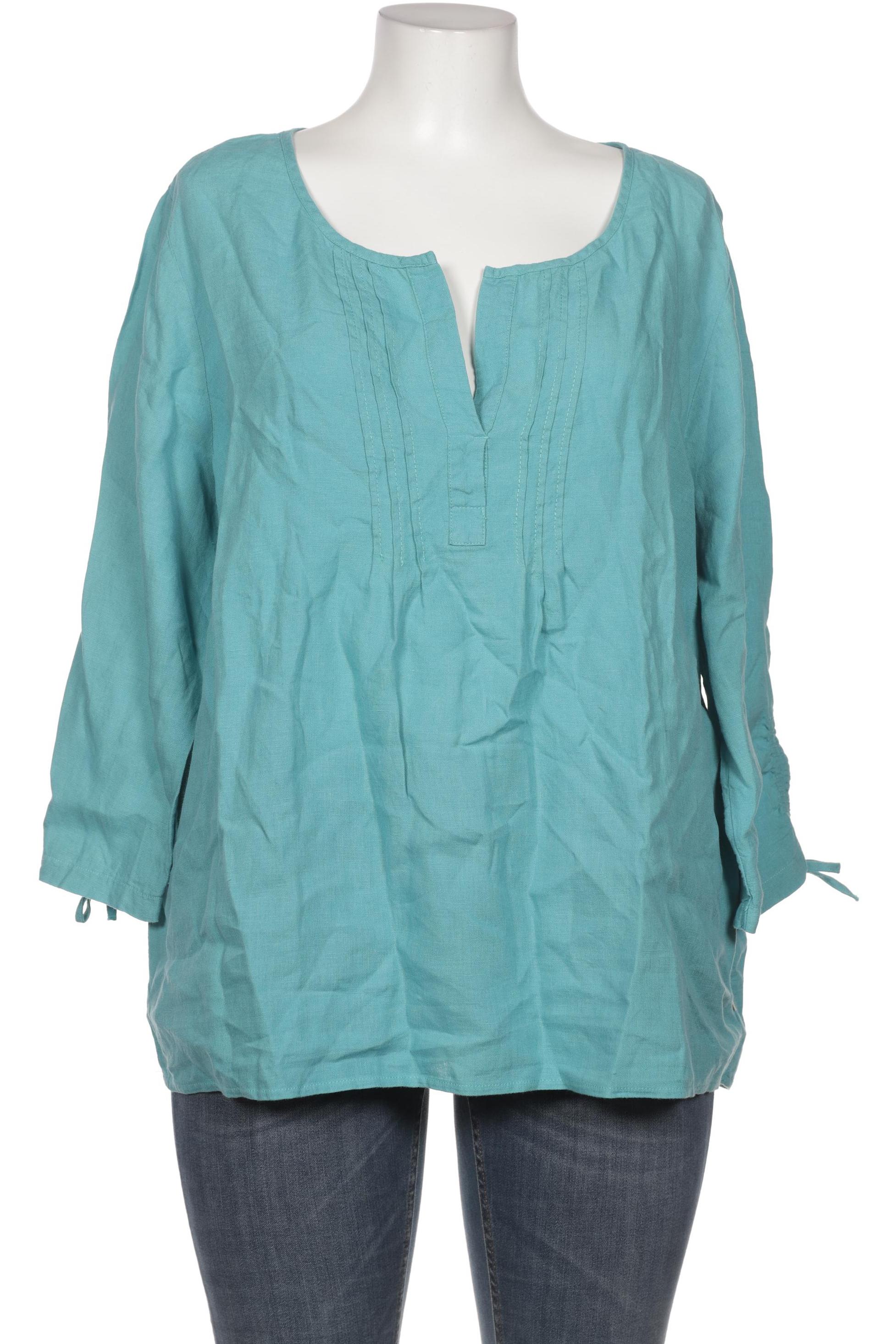 

Deerberg Damen Bluse, blau, Gr. 50