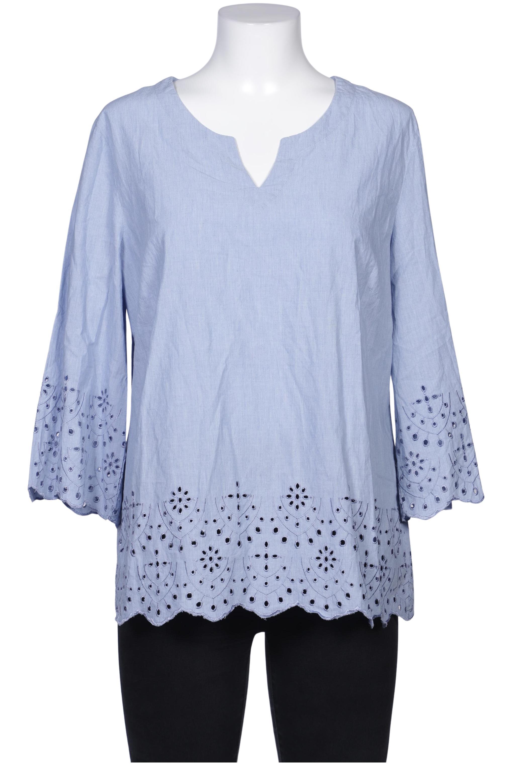 

Deerberg Damen Bluse, hellblau, Gr. 42