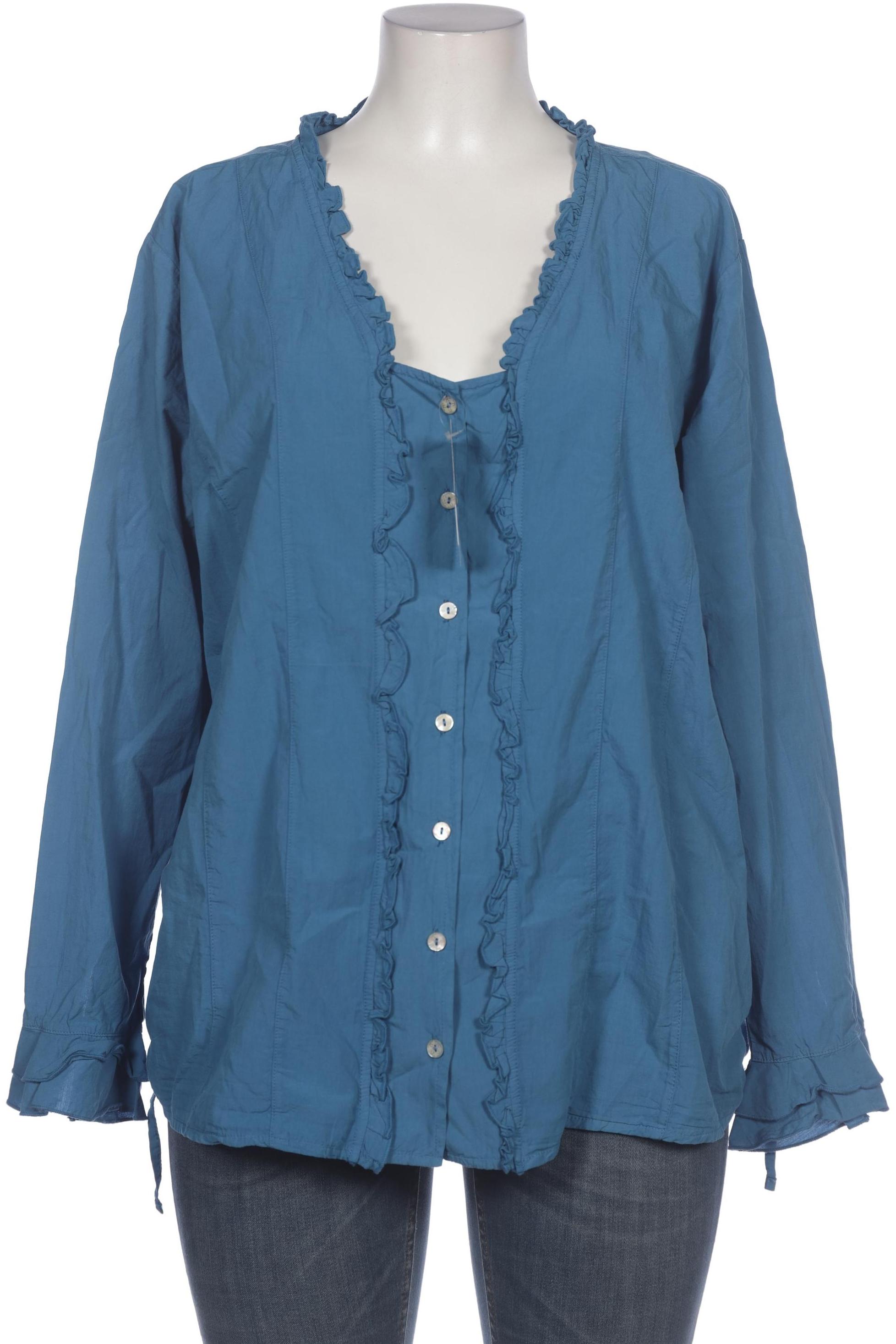 

Deerberg Damen Bluse, blau, Gr. 46