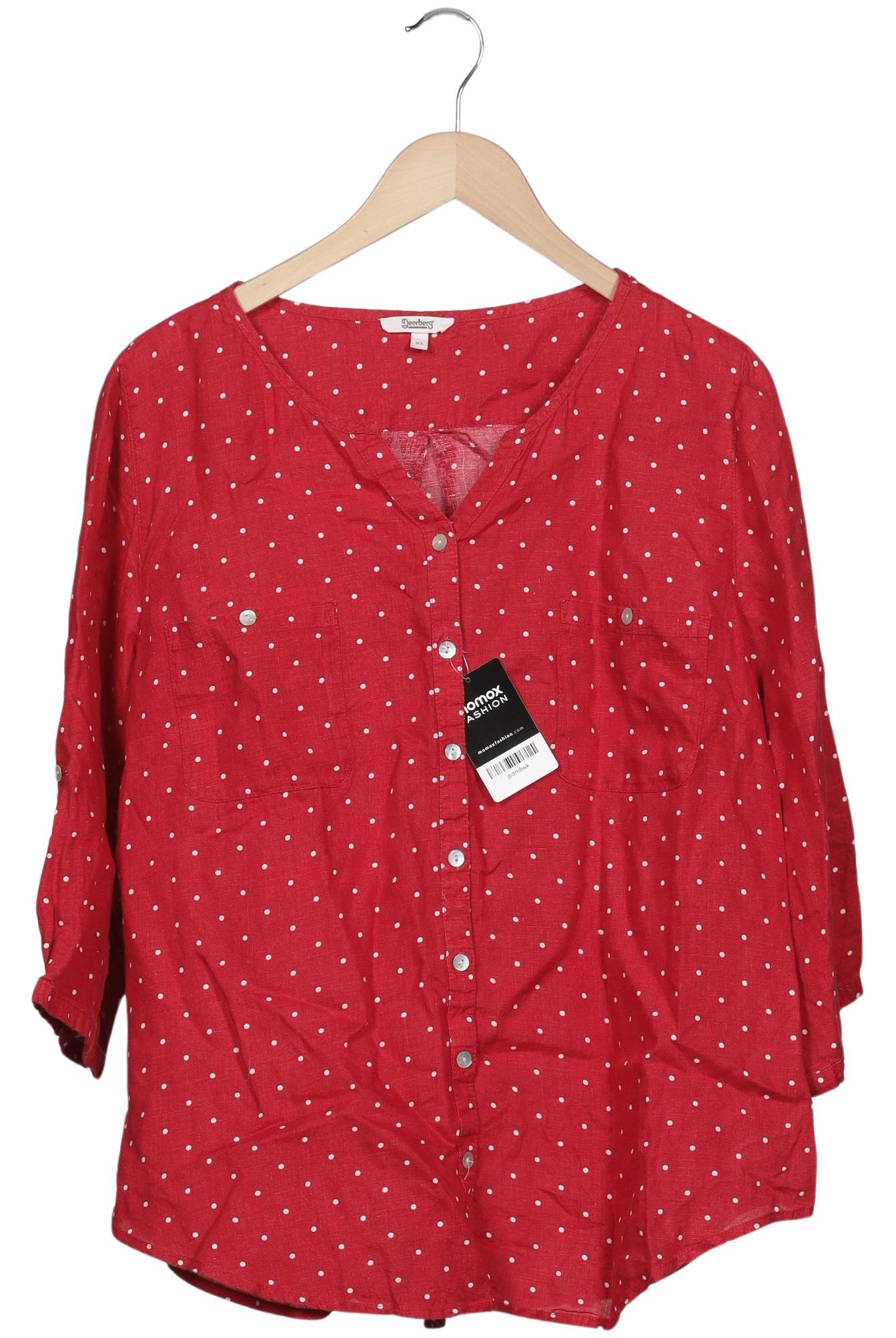 Thumbnail - Deerberg Damen Bluse, rot, Gr. 44