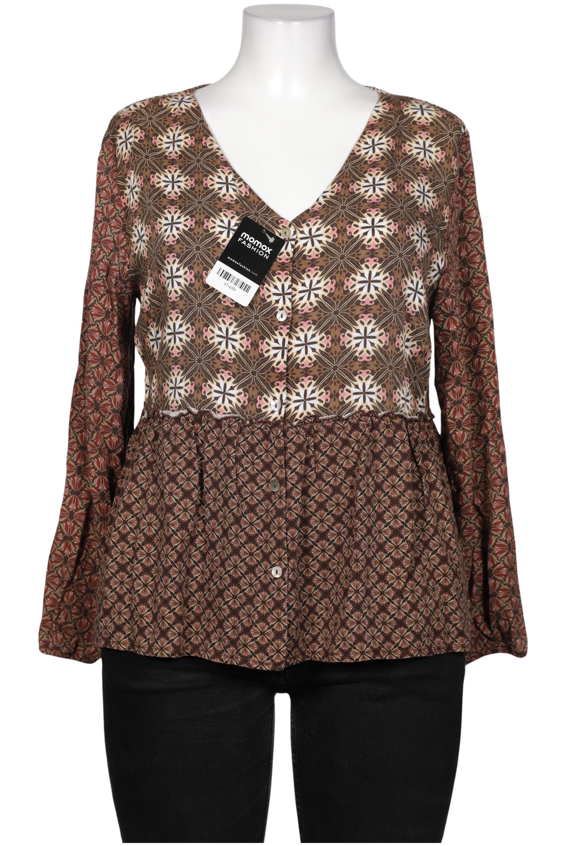 

Deerberg Damen Bluse, braun, Gr. 48