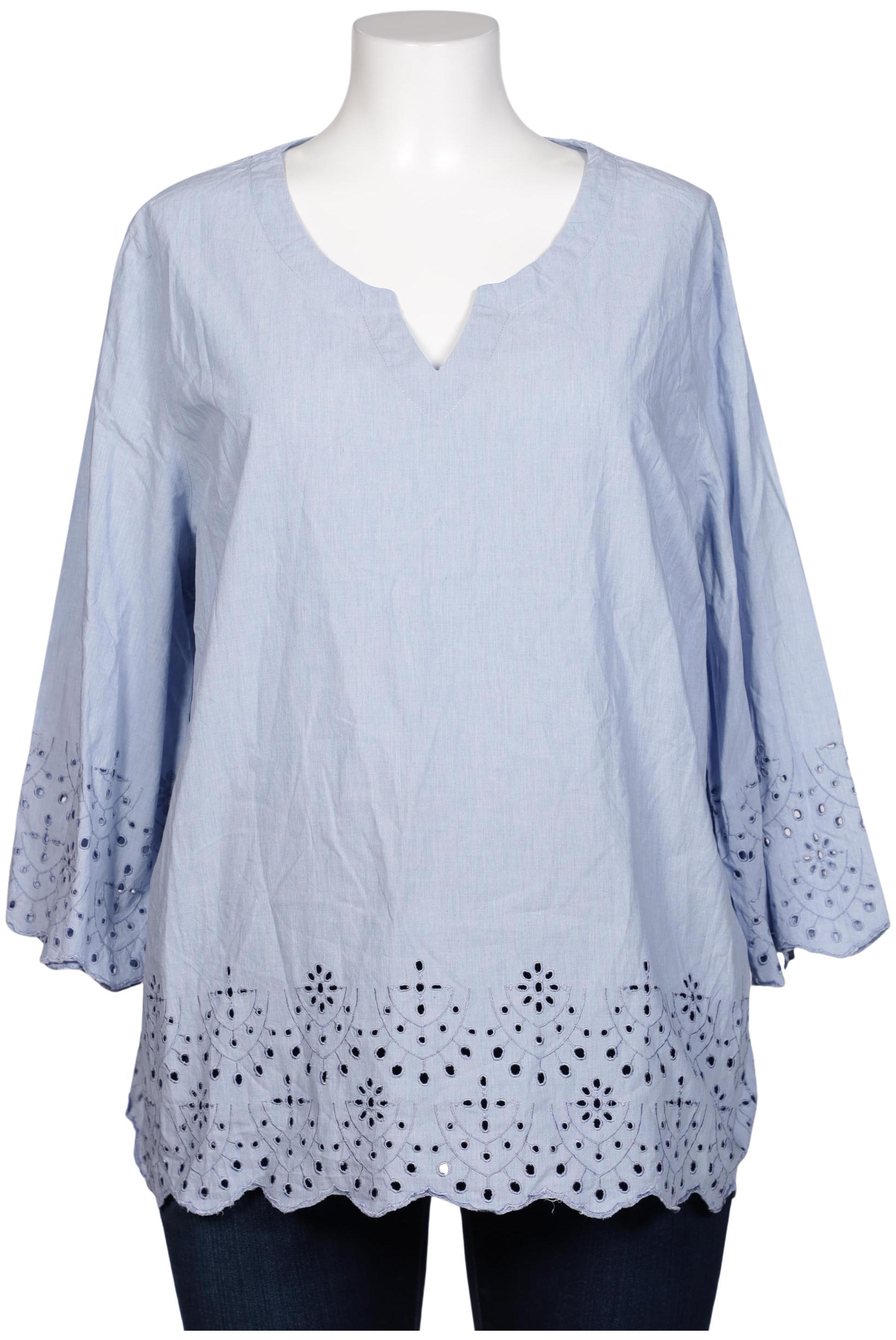 

Deerberg Damen Bluse, hellblau, Gr. 46