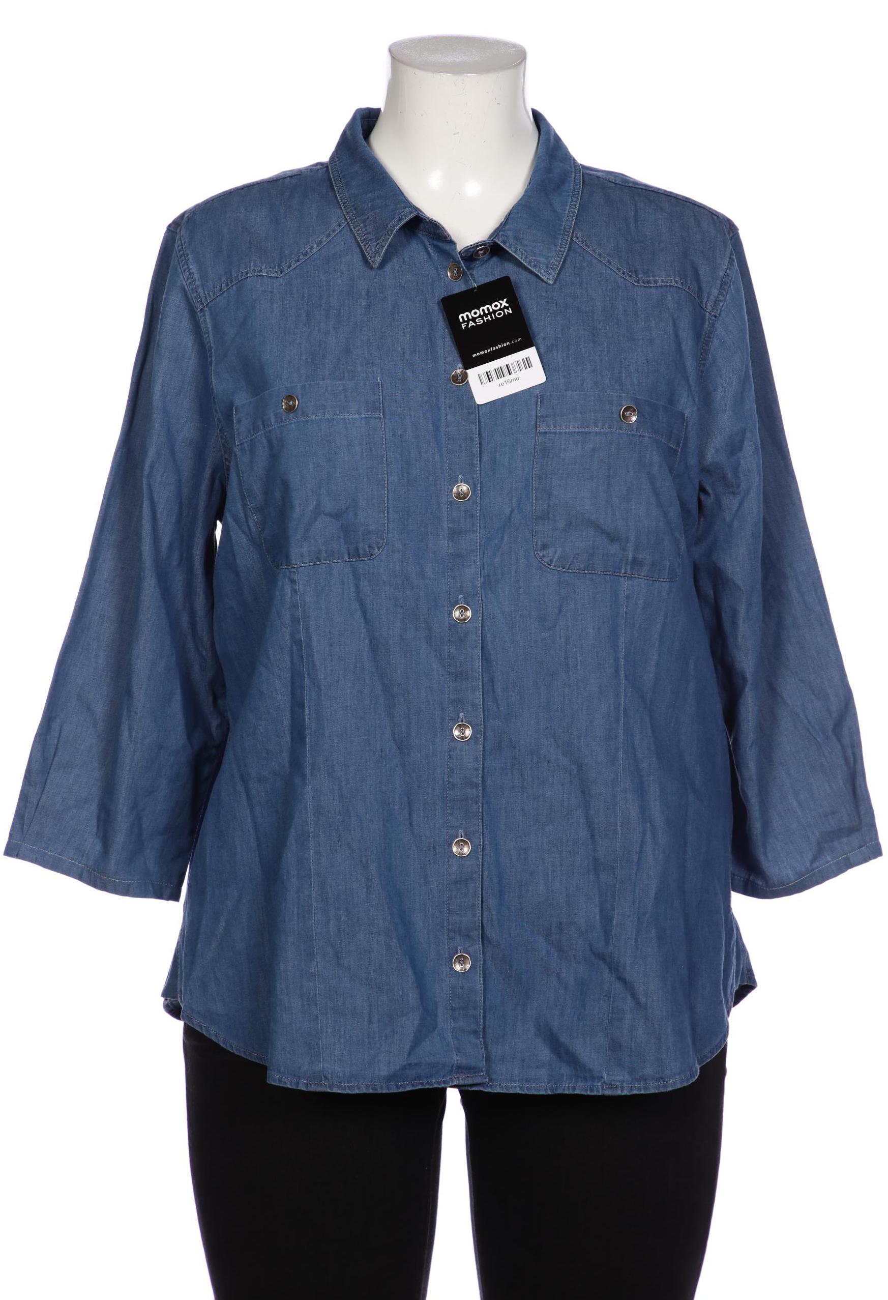 

Deerberg Damen Bluse, blau, Gr. 46