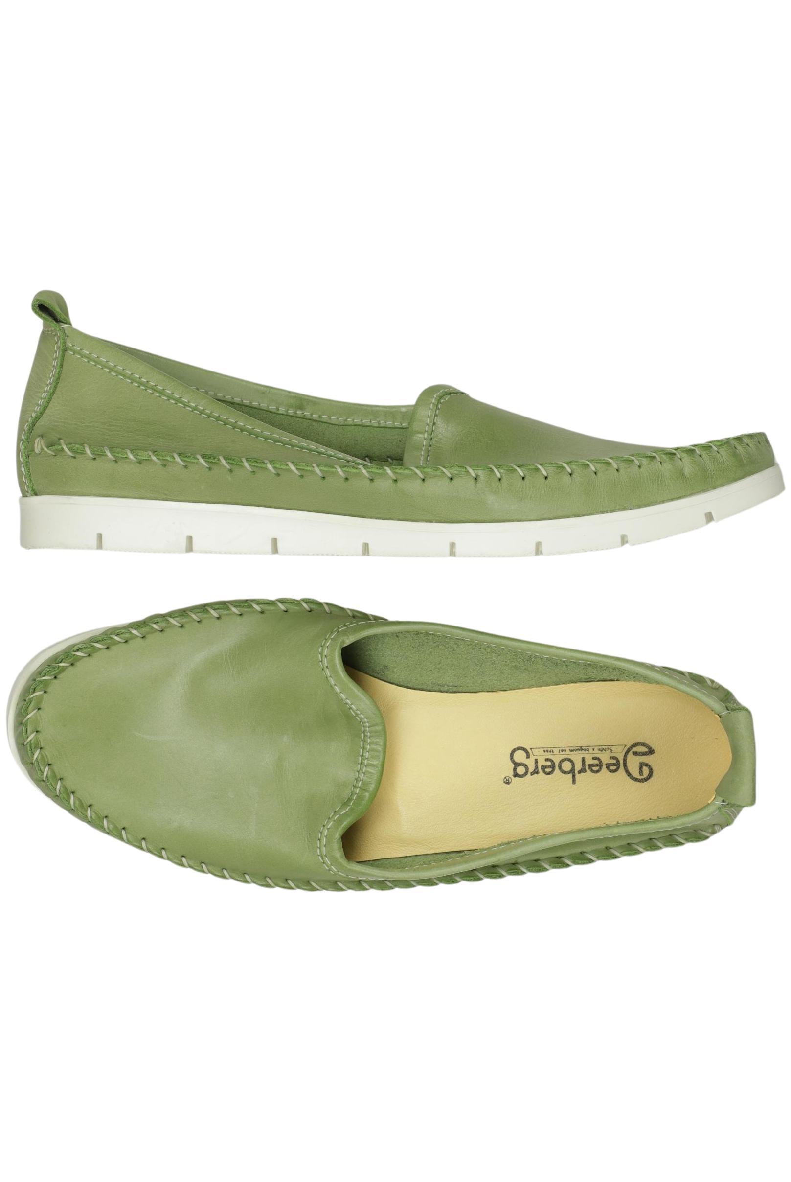 

Deerberg Damen Halbschuh, grün, Gr. 41