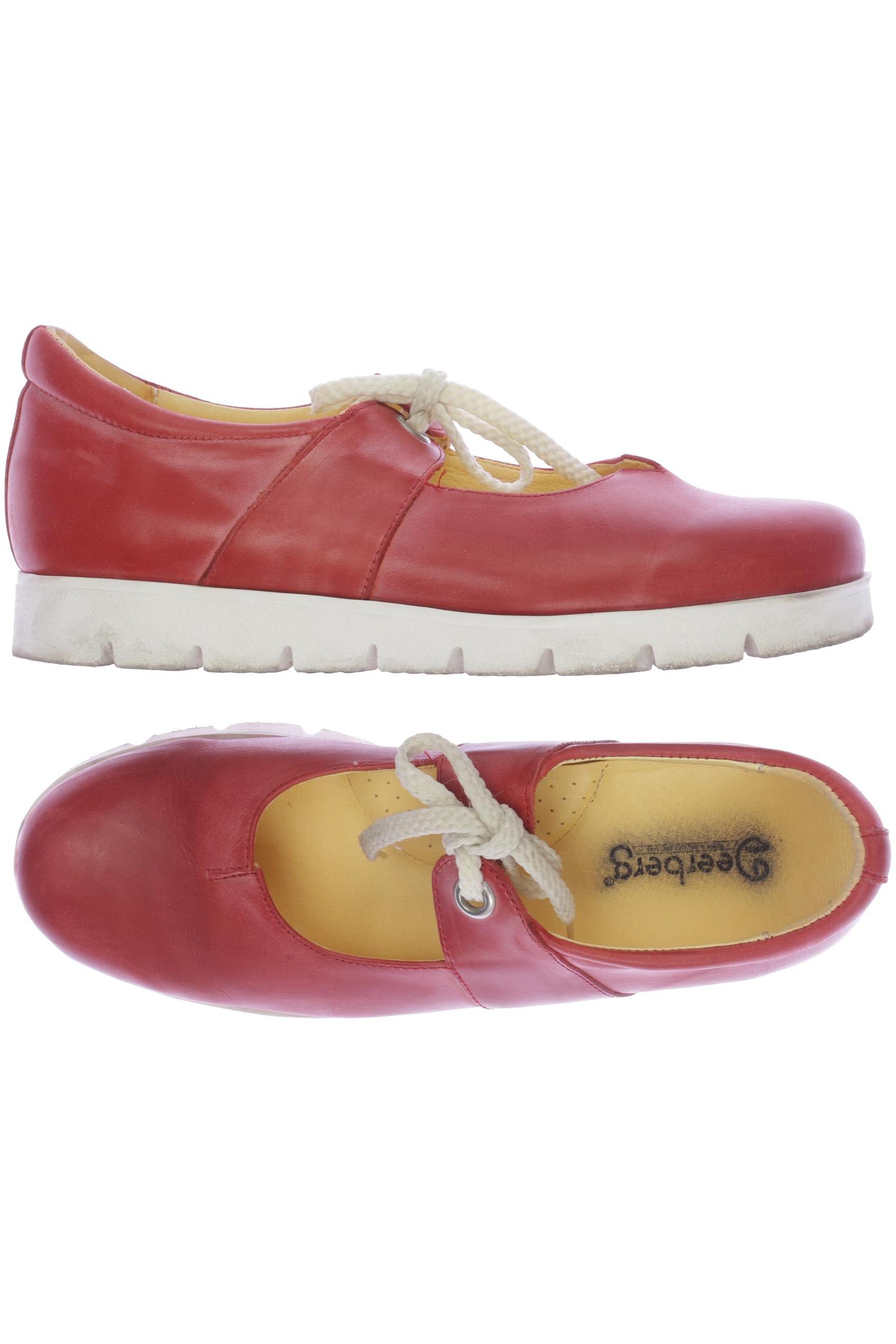 

Deerberg Damen Halbschuh, rot, Gr. 42