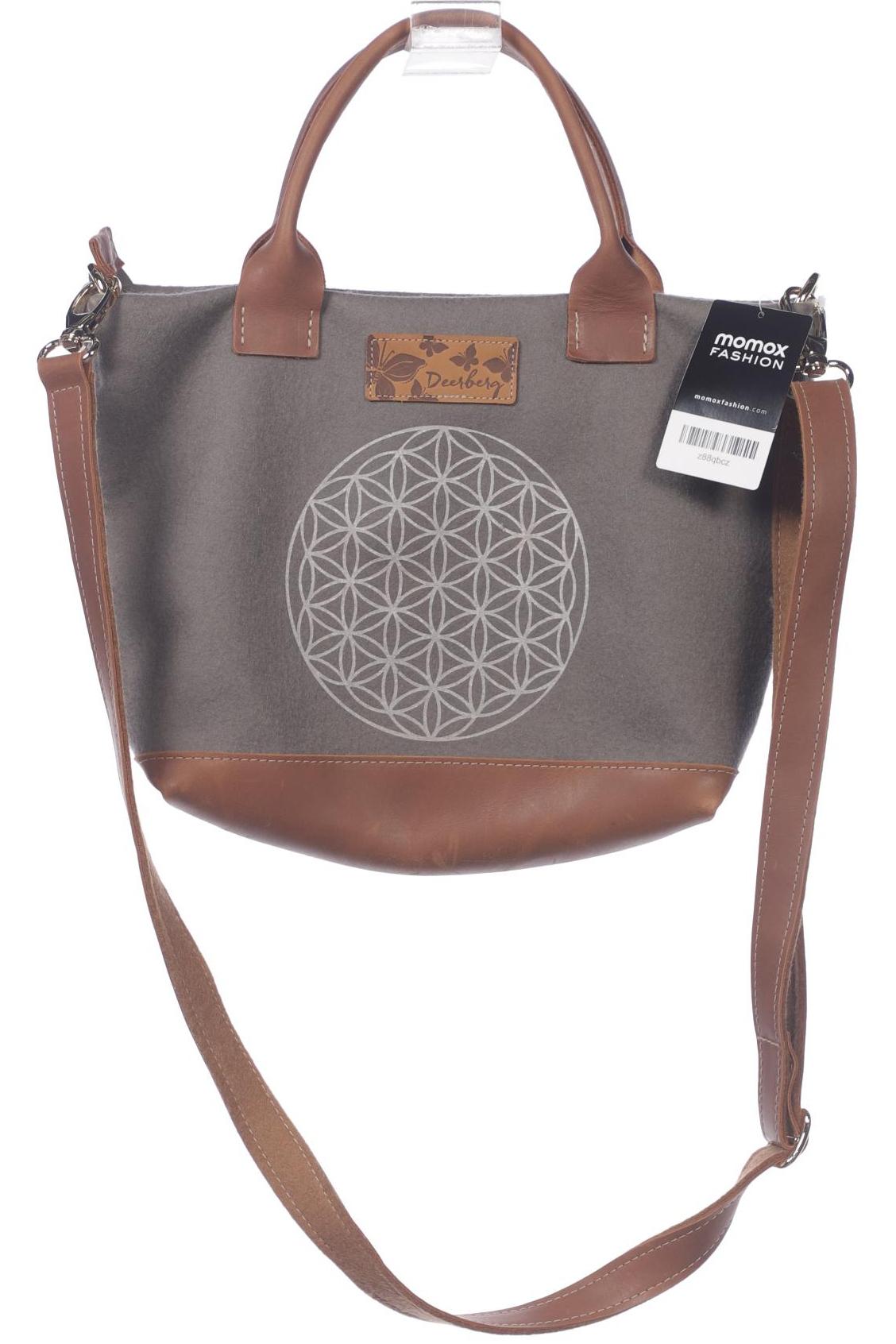

Deerberg Damen Handtasche, grau, Gr.