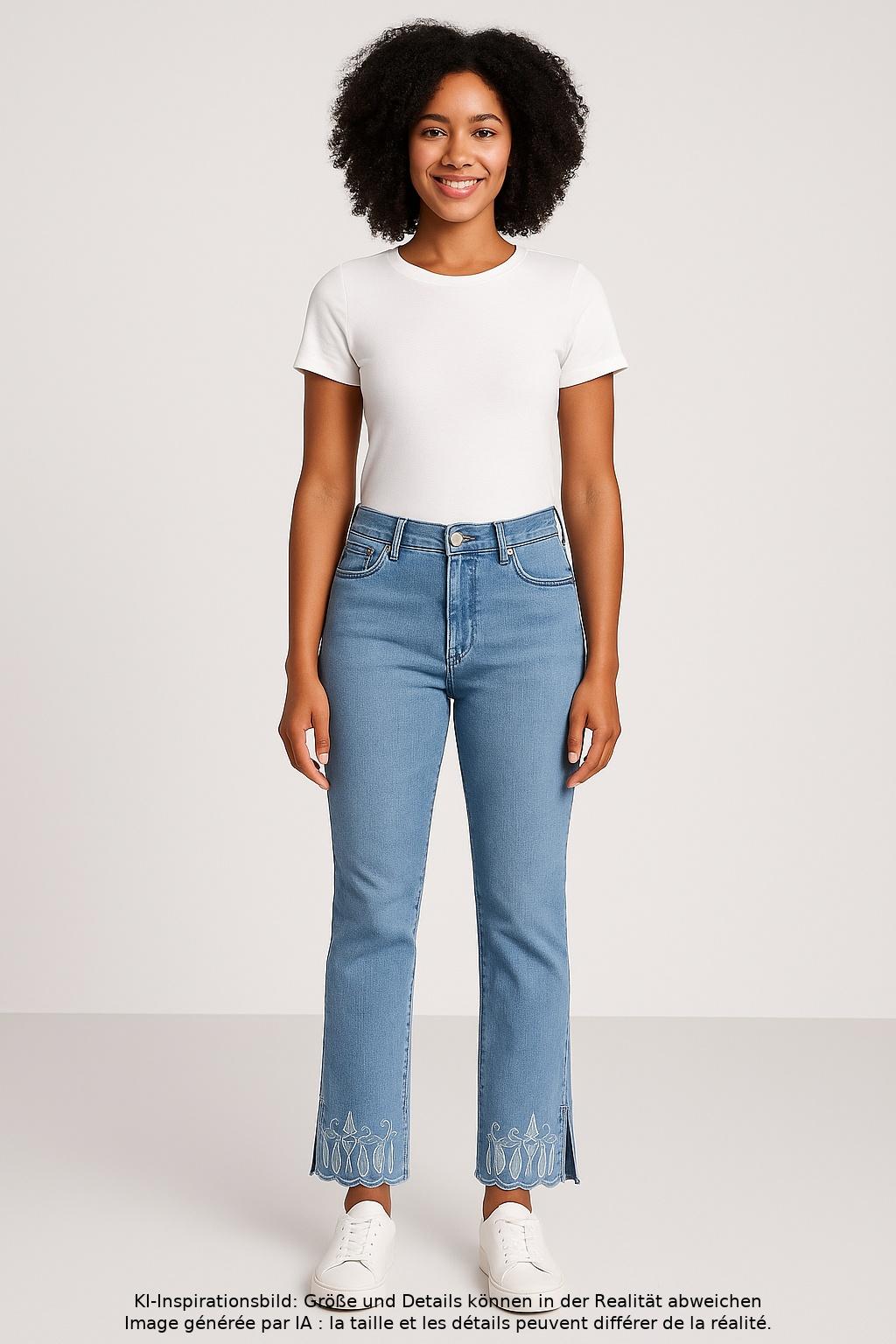 

Deerberg Damen Jeans, hellblau, Gr. 38