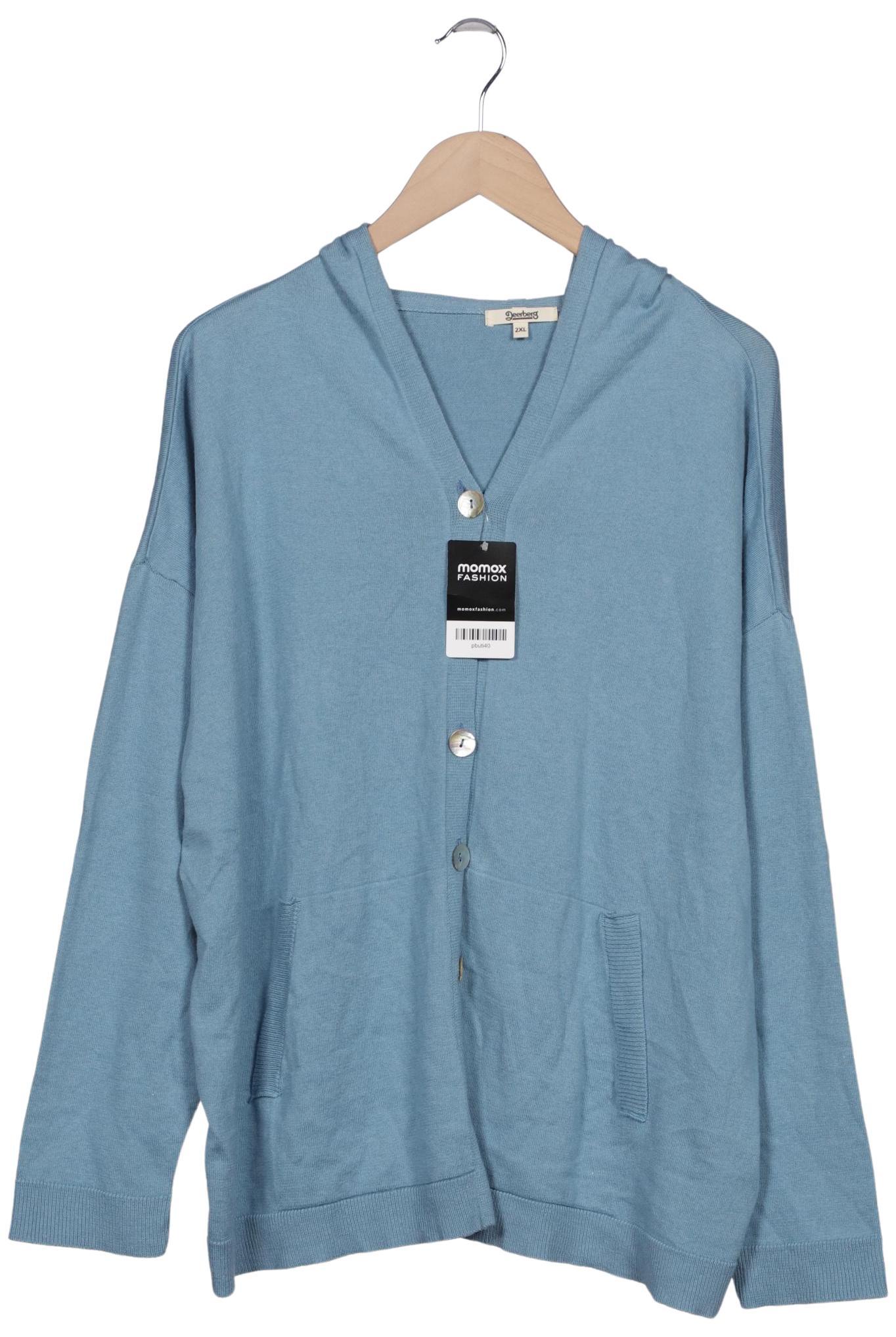 

Deerberg Damen Kapuzenpullover, blau, Gr. 46