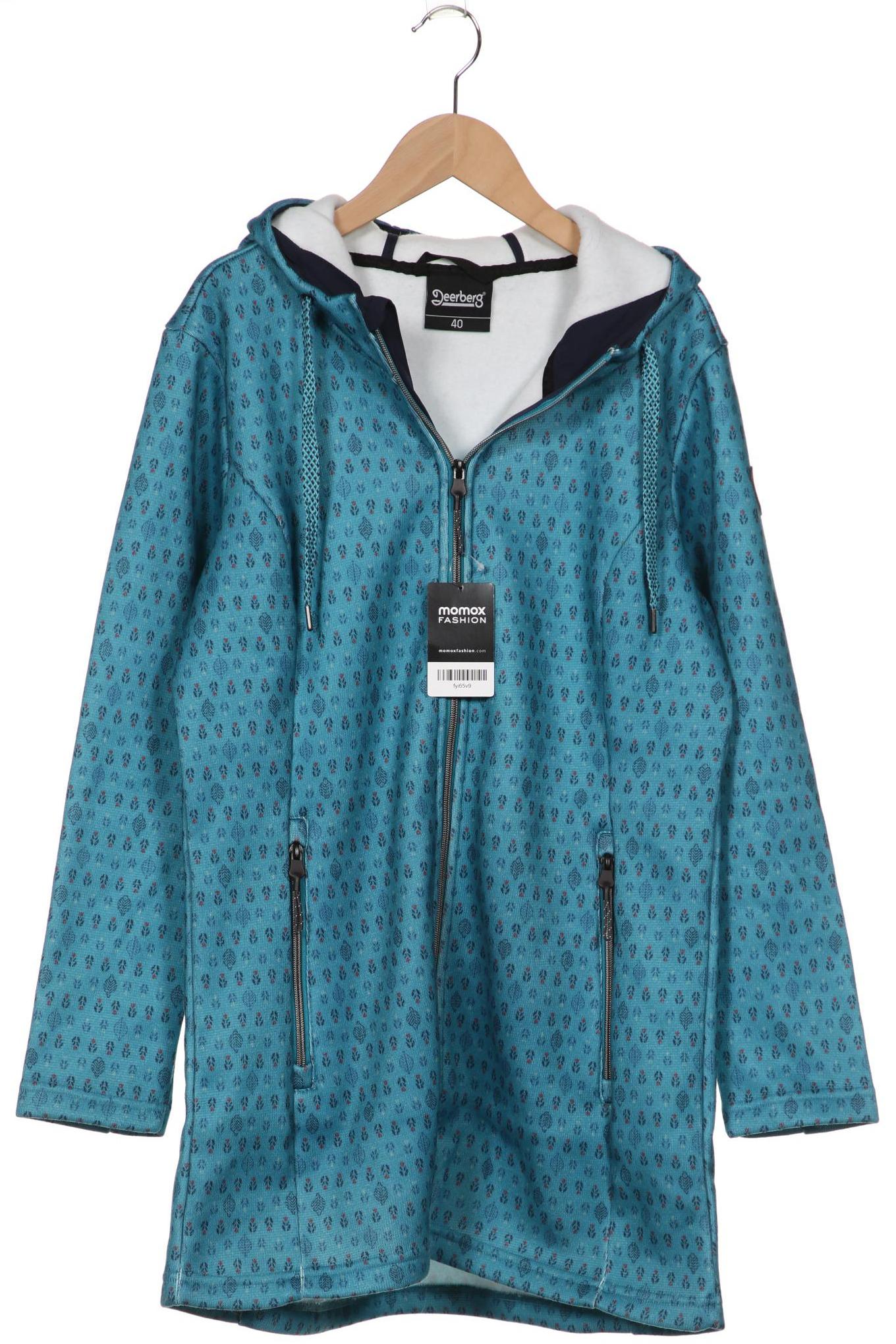 

Deerberg Damen Kapuzenpullover, türkis, Gr. 40