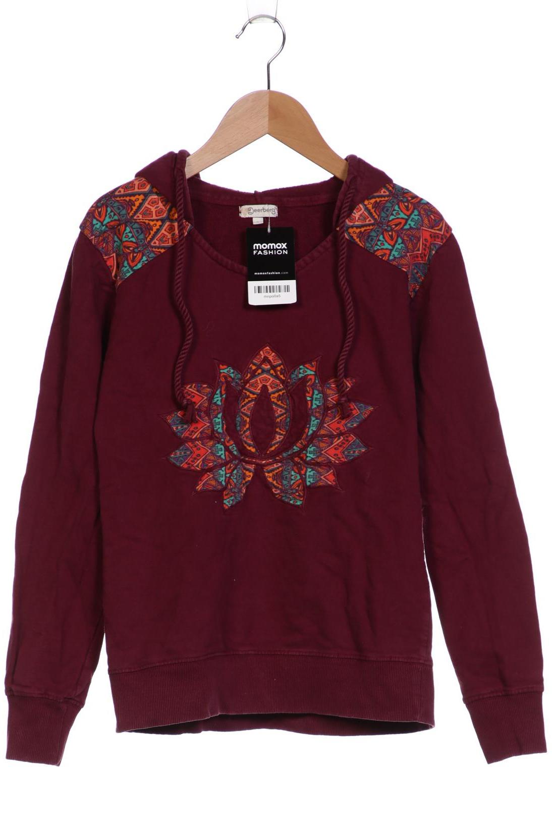 

Deerberg Damen Kapuzenpullover, bordeaux, Gr. 36